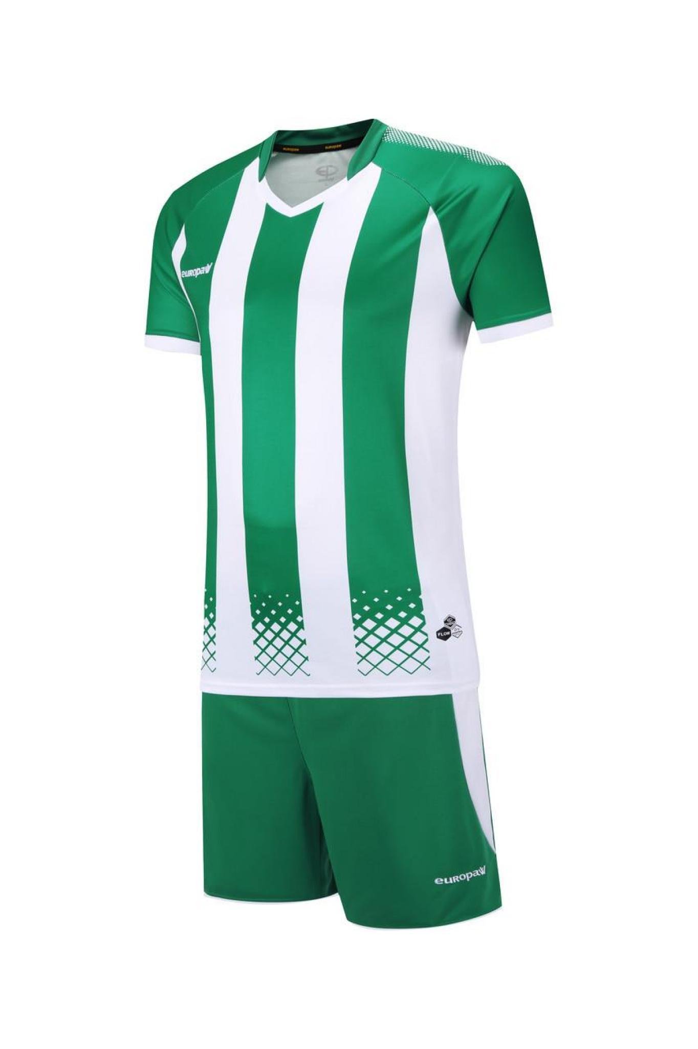 Футбольная форма Europaw 020 зелено-белая [XL] фото товару