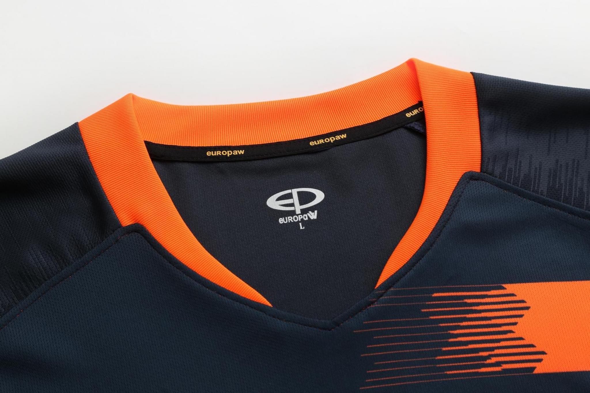 Футбольная форма Europaw 021 т.сине-оранжевая [M] фото товару