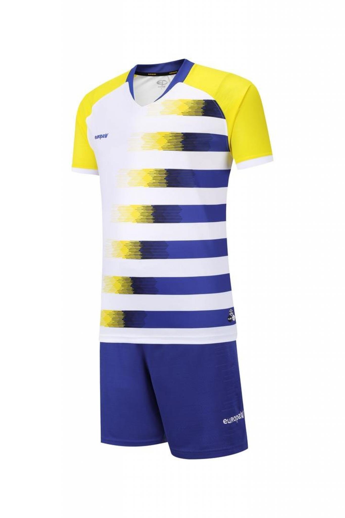 Футбольная форма Europaw 021 сине-желтая [XL] фото товару