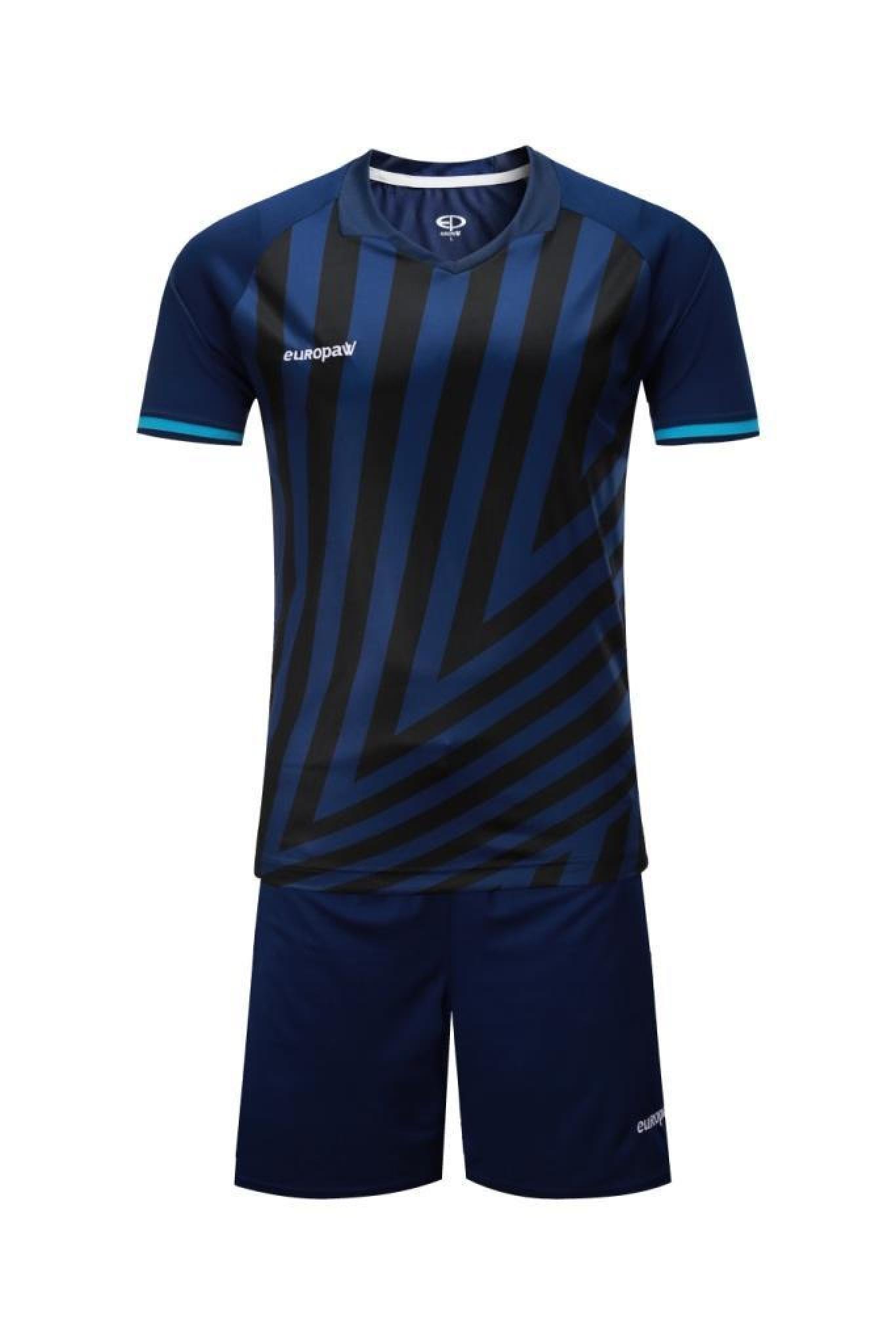 Футбольная форма Europaw 016 т.сине-бирюзовая [XL] фото товара
