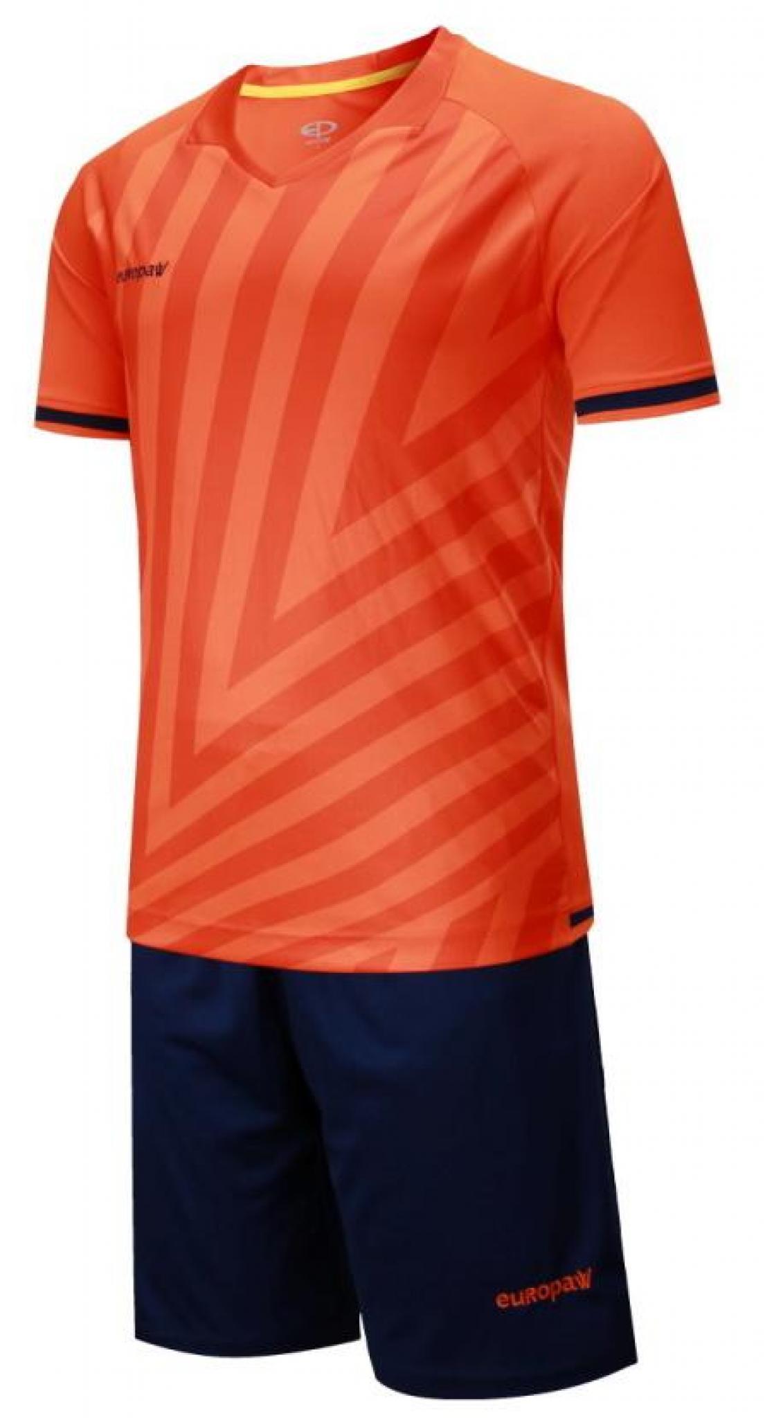 Футбольная форма Europaw 016 коралово-т.синяя [3XS] фото товару