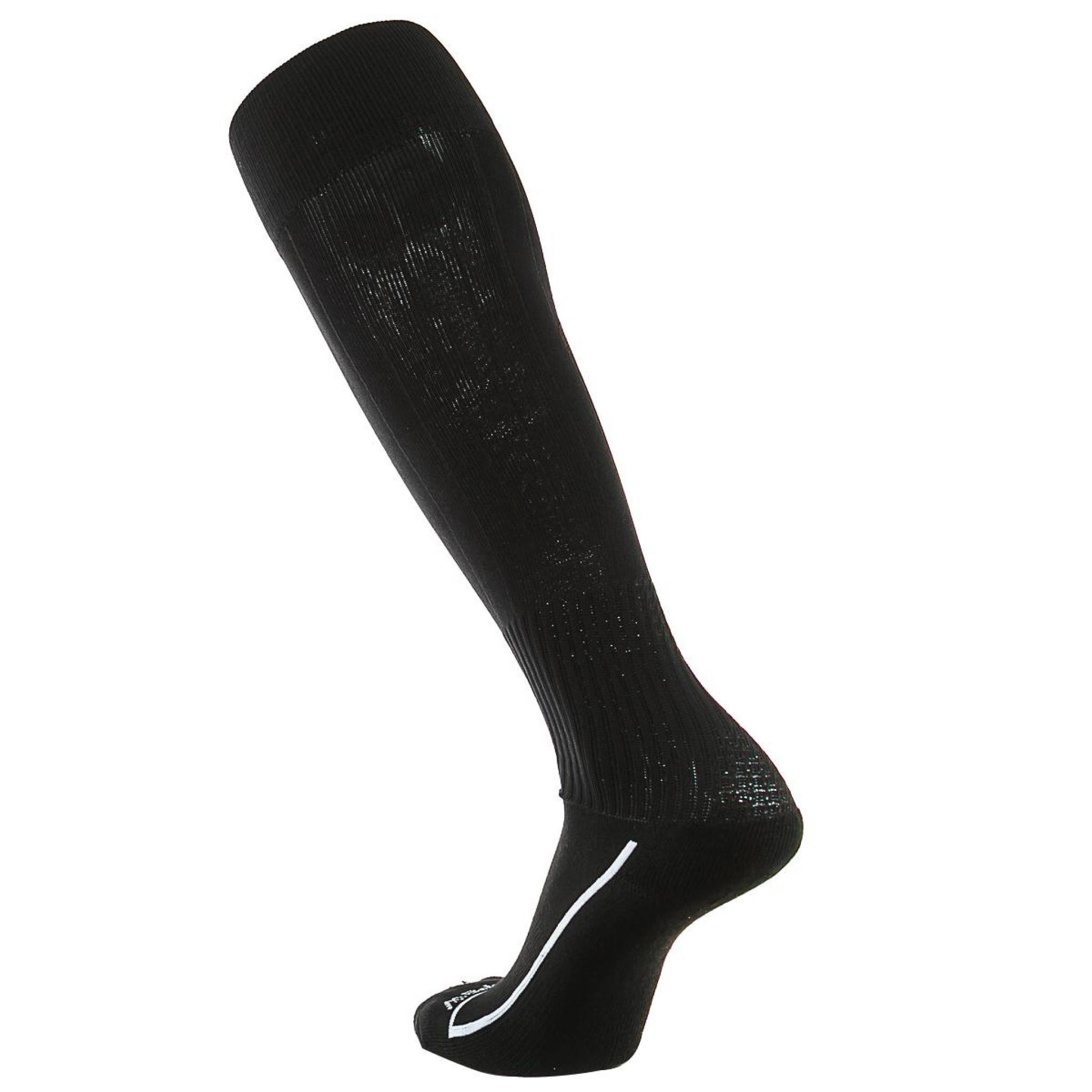 Гетры футбольные Europaw черные с трикотажным носком [41-45] фото товара