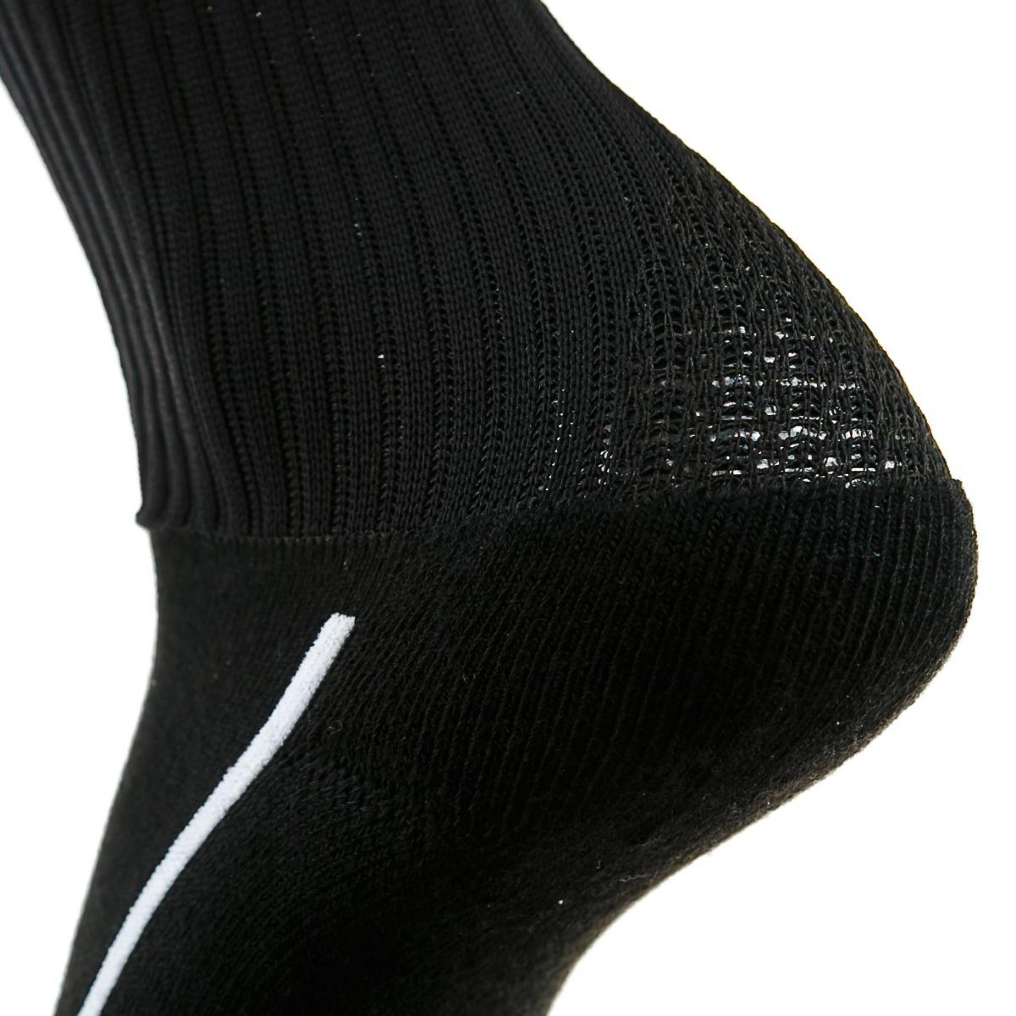 Гетры футбольные Europaw черные с трикотажным носком [41-45] фото товара