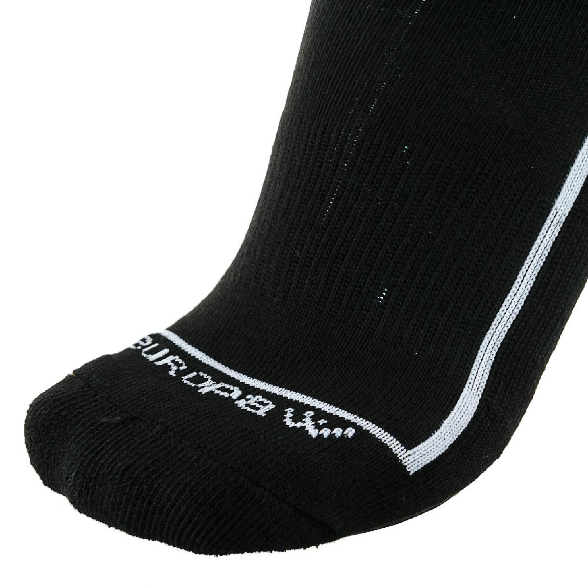 Гетры футбольные Europaw черные с трикотажным носком [41-45] фото товара