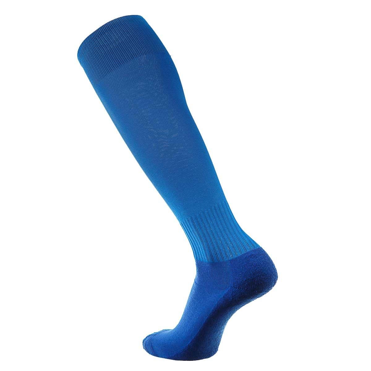 Гетры футбольные Europaw C-004  синие с трикотажным носком [41-45] фото товара