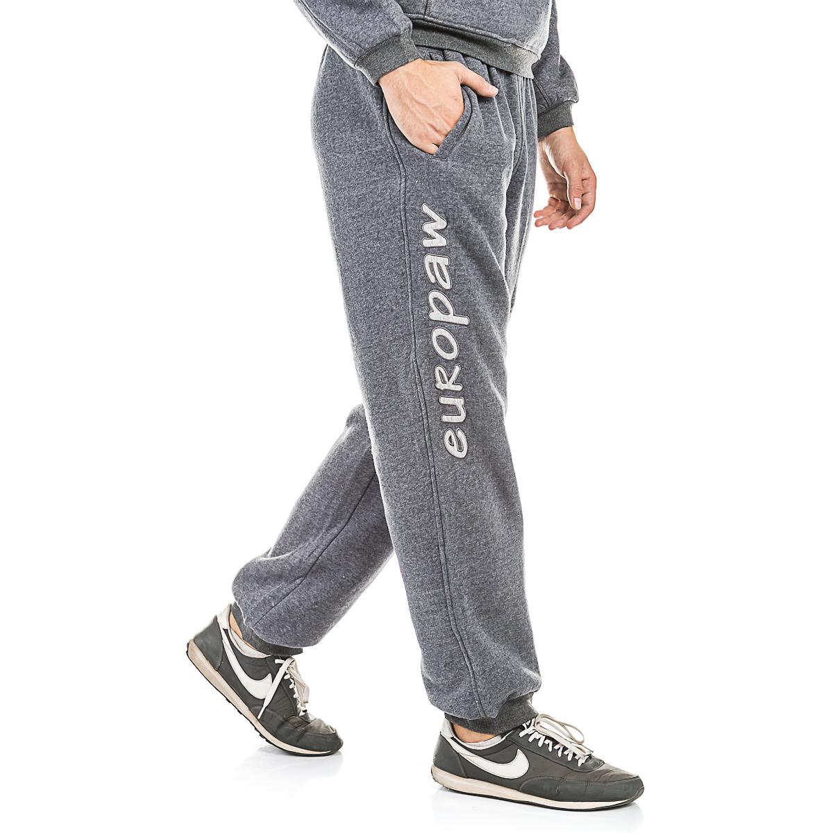 Брюки трикотажные Europaw 16 т.серые [L] фото товару