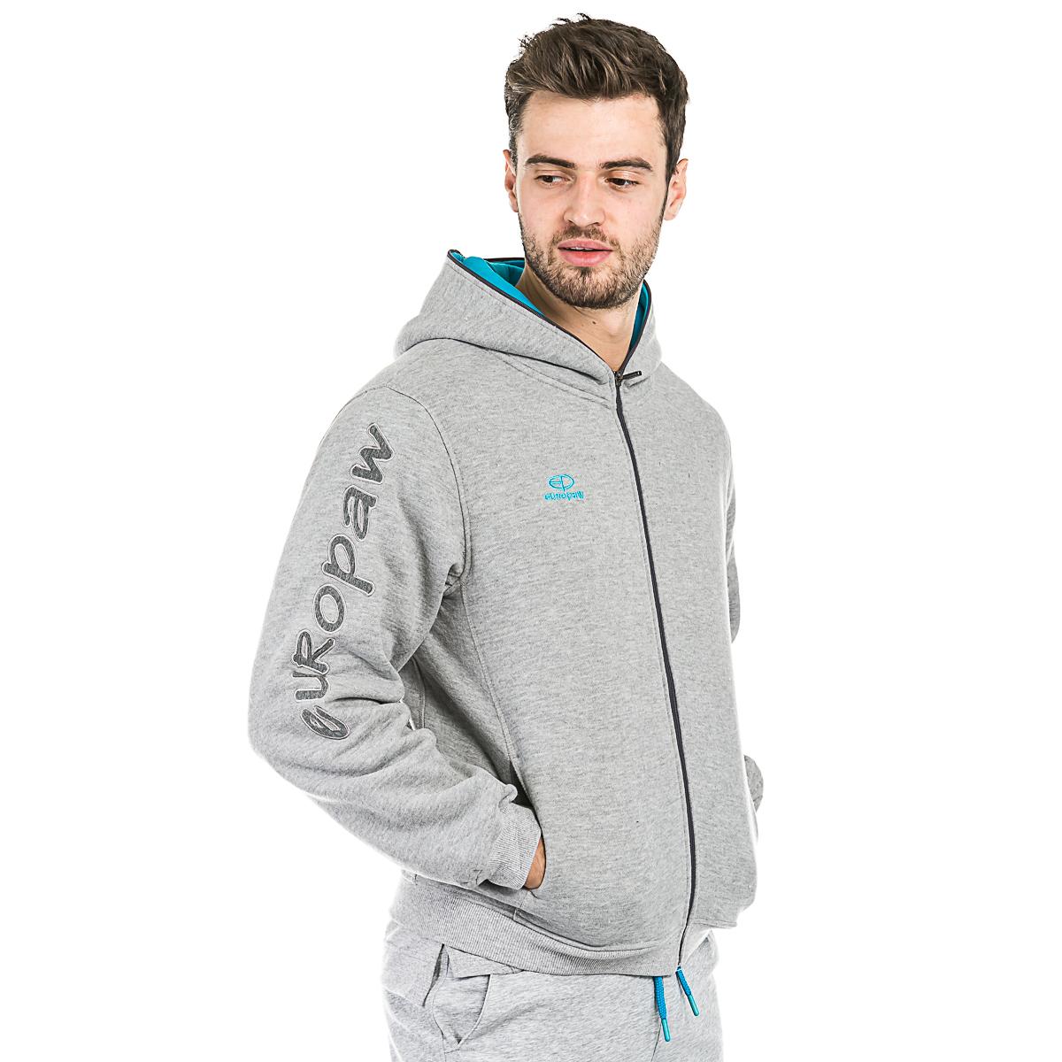 Кофта трикотажная Europaw 16 серая на змейке [2XL] фото товару