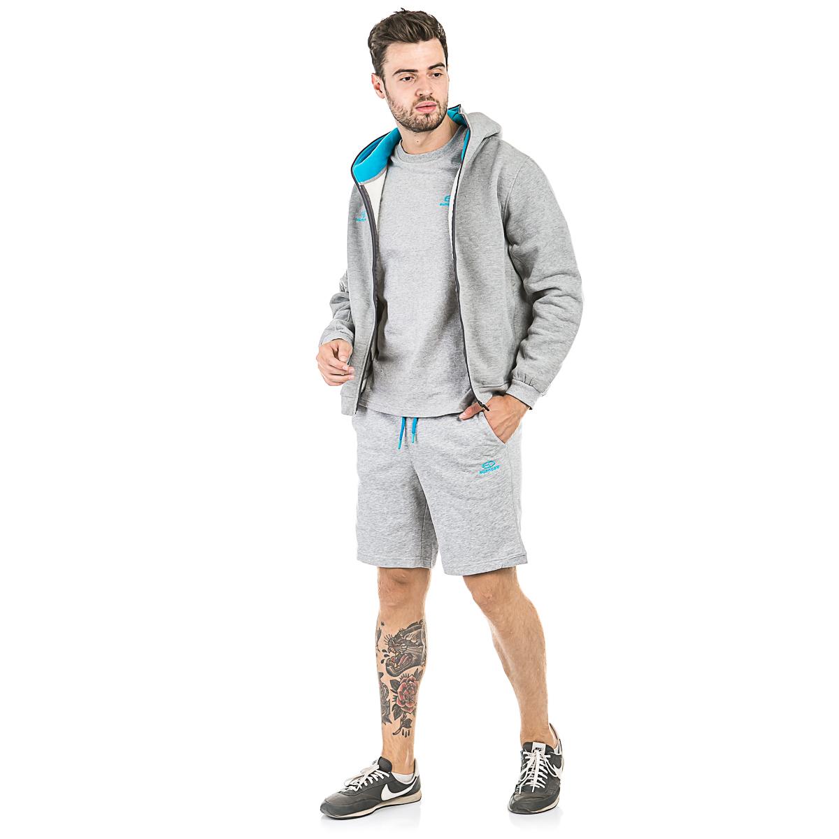 Кофта трикотажная Europaw 16 серая на змейке [2XL] фото товару