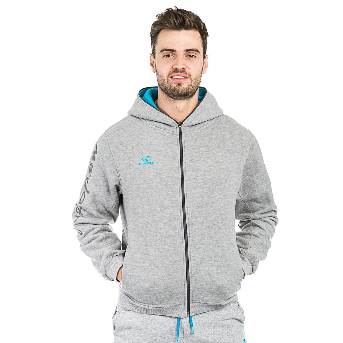 Кофта трикотажная Europaw 16 серая на змейке [2XL] фото товару