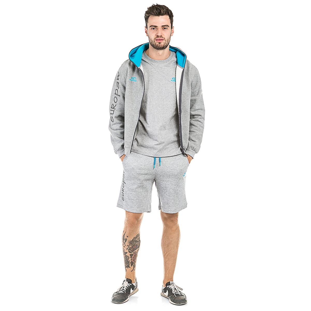 Кофта трикотажная Europaw 16 серая на змейке [M] фото товару