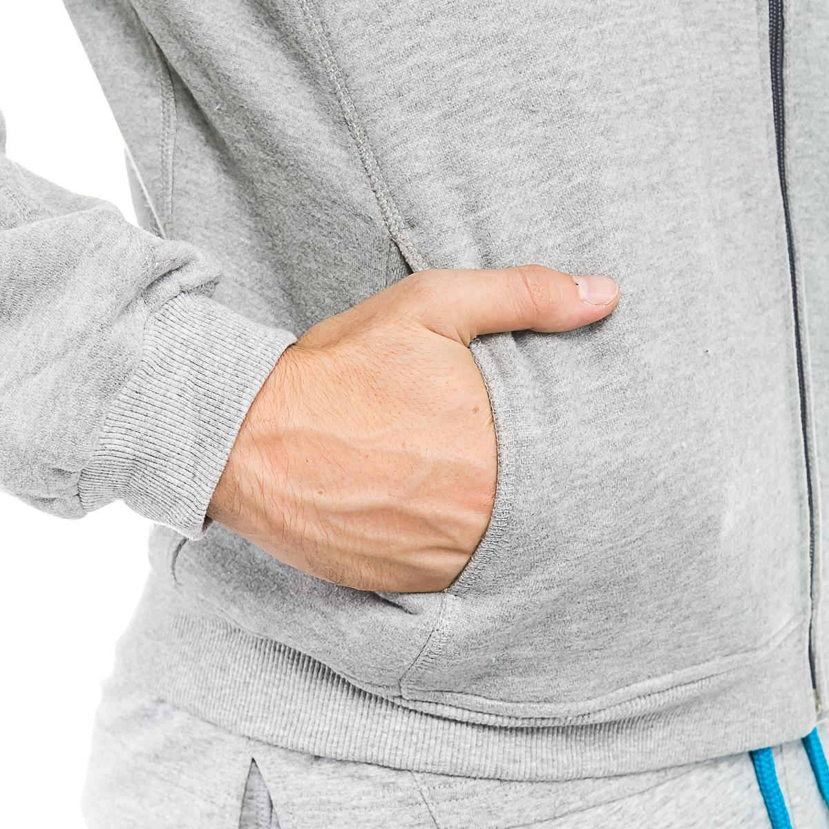 Кофта трикотажная Europaw 16 серая на змейке [M] фото товару