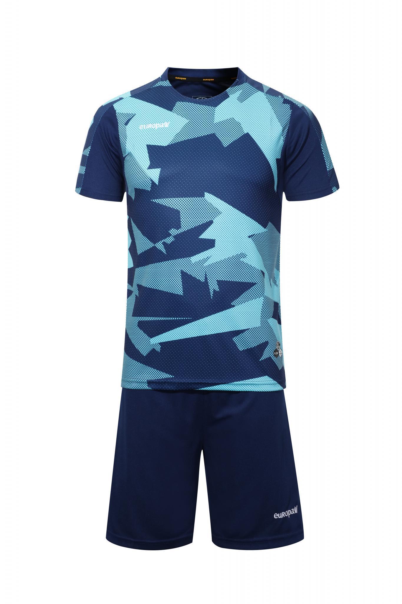 Футбольная форма Europaw 022 т.сине-бирюзовая [XL] фото товара