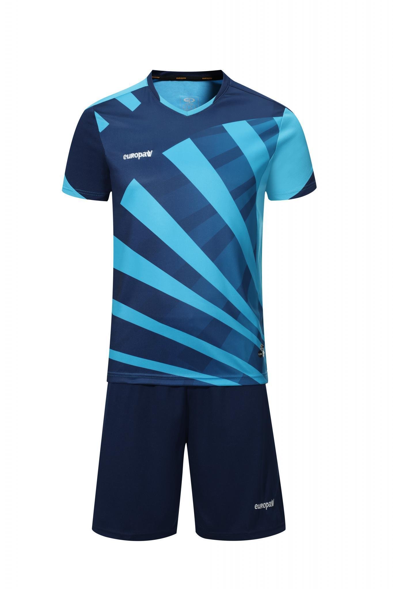Футбольная форма Europaw 023 т.сине-голубая [L] фото товара
