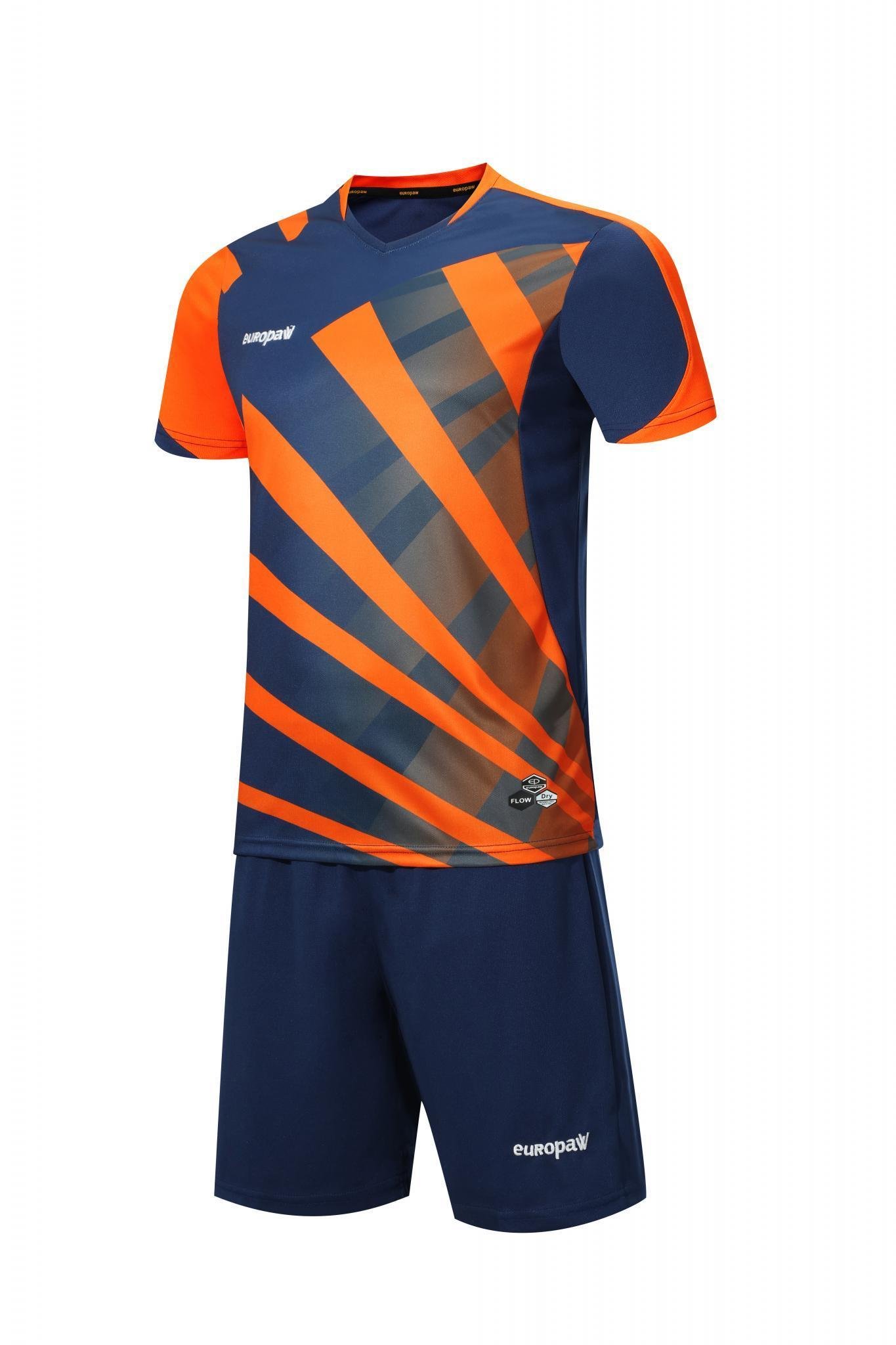 Футбольная форма Europaw 023 т.сине-оранжевый [M] фото товара