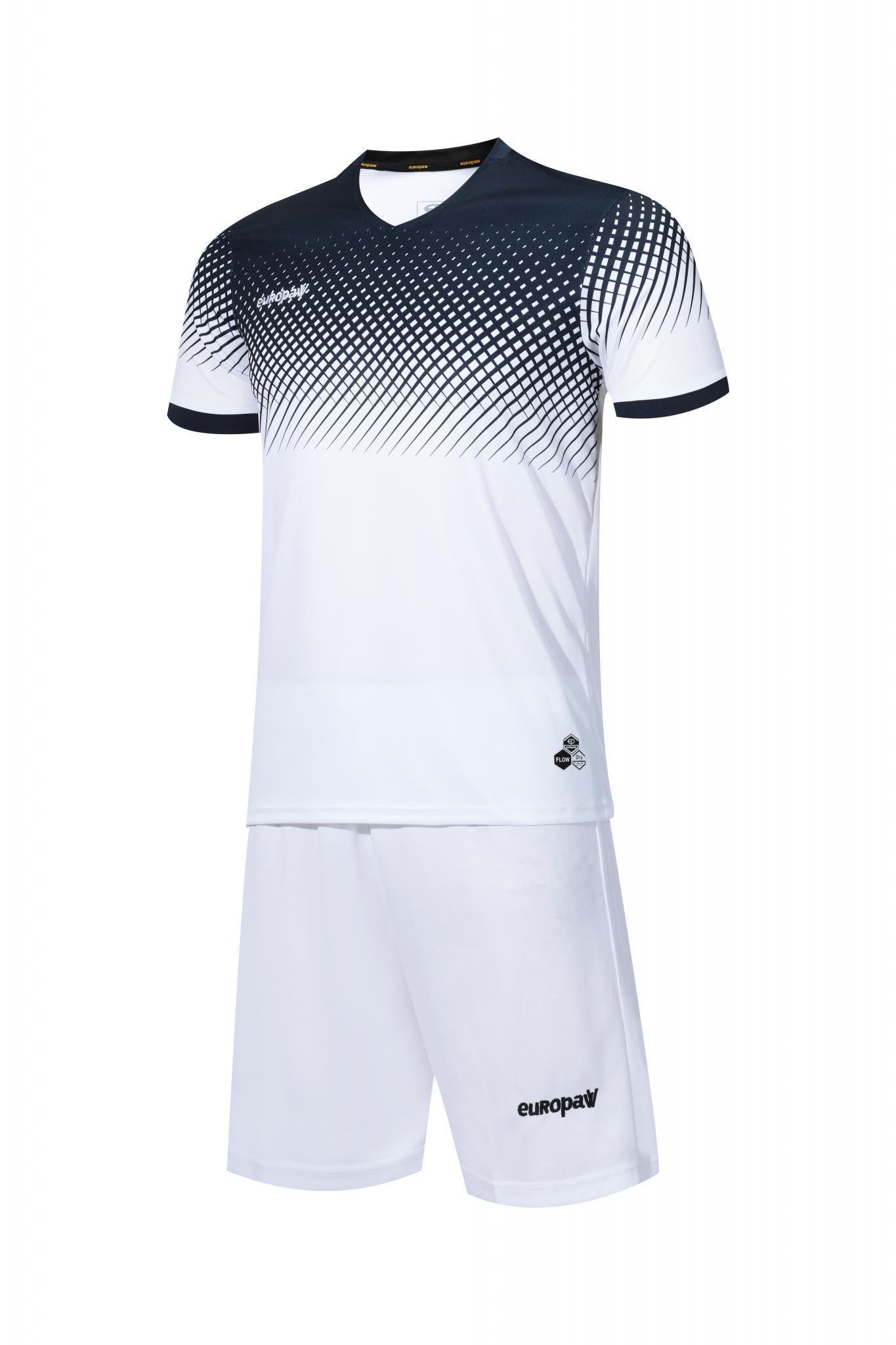 Футбольная форма Europaw 024 бело-т.синяя [XL] фото товару