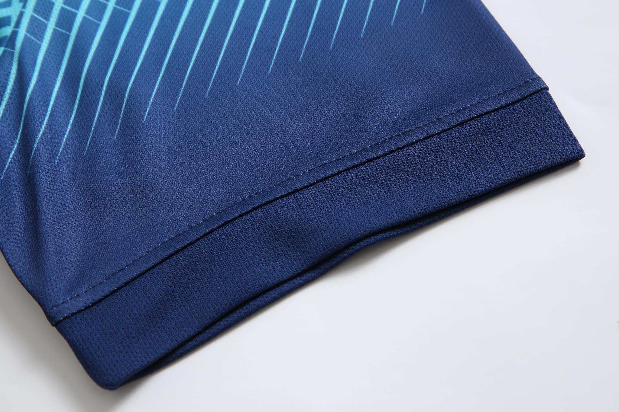 Футбольная форма Europaw 024 т.сине-бирюзовая [XL] фото товару