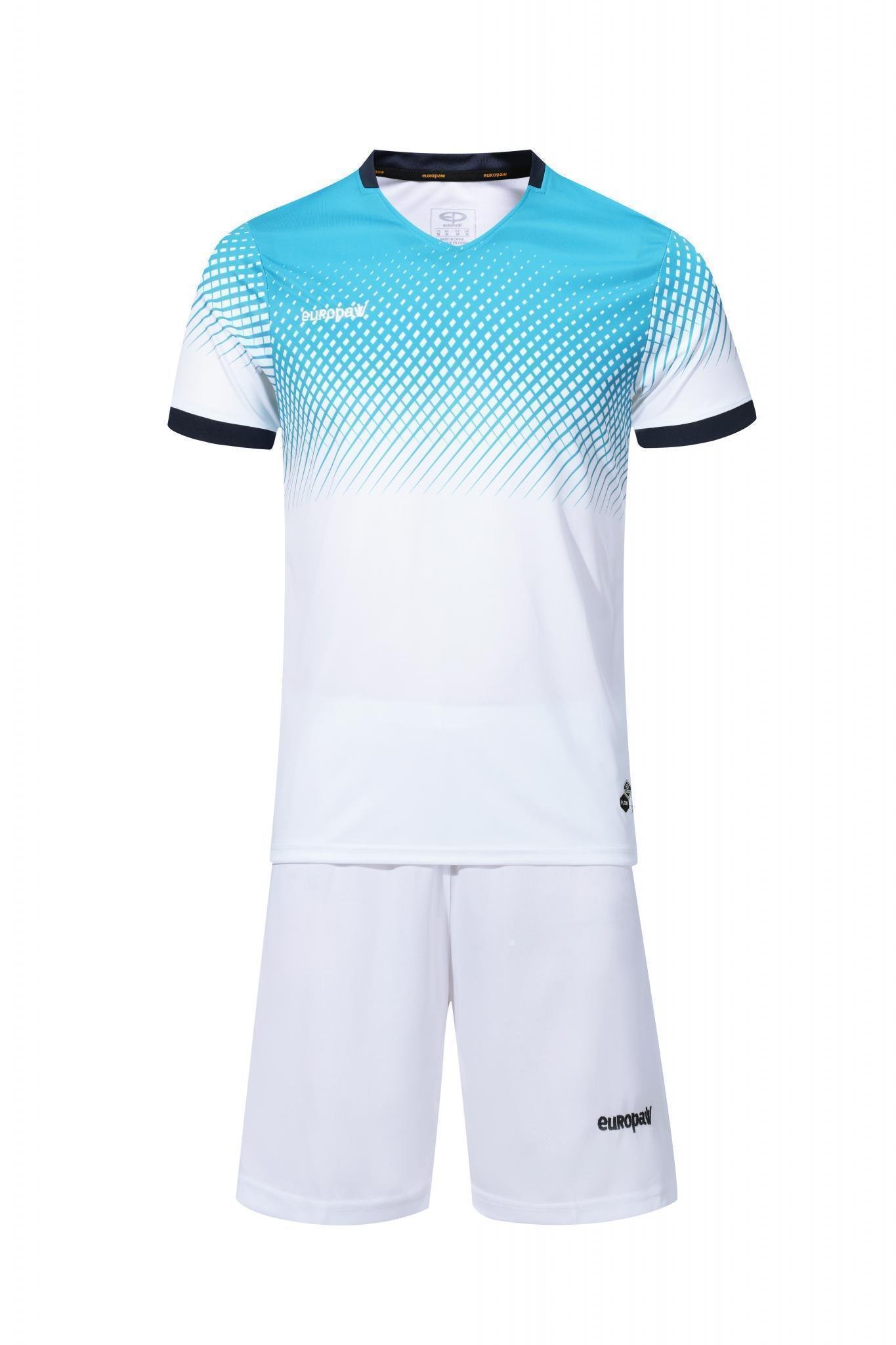 Футбольная форма Europaw 024 бело-голубая [L] фото товара