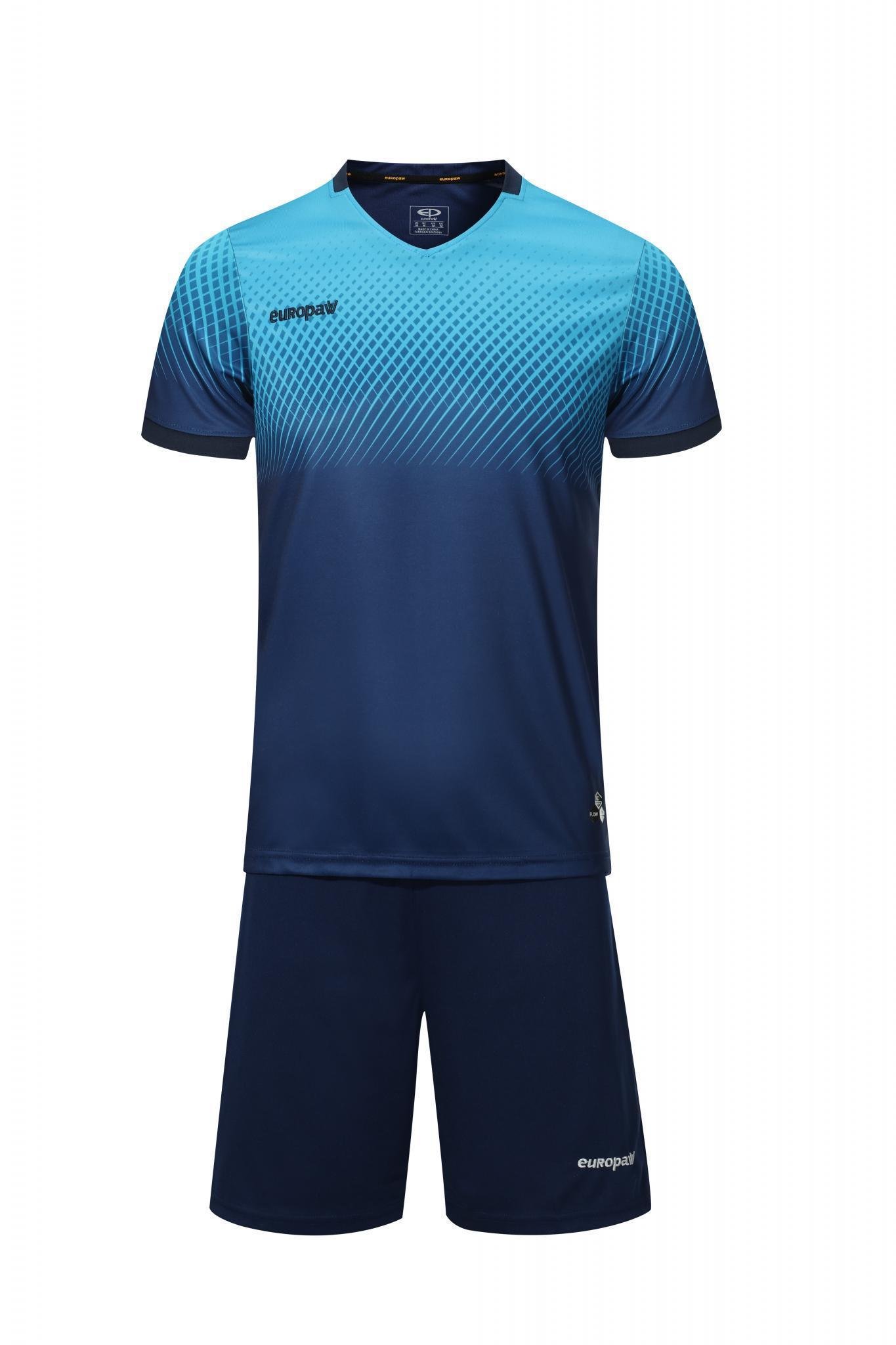 Футбольная форма Europaw 024 сине-голубая [M] фото товару
