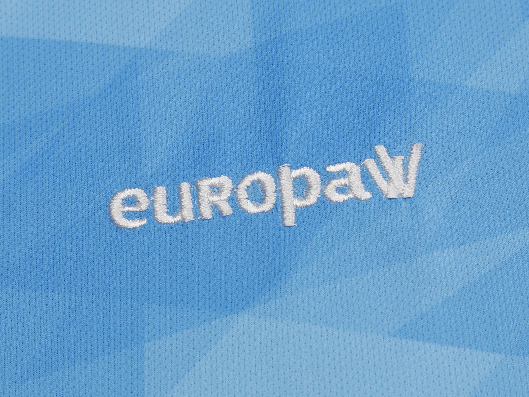 Футбольна форма з довгим рукавом Europaw 027W блакитно-біла [L] фото товару