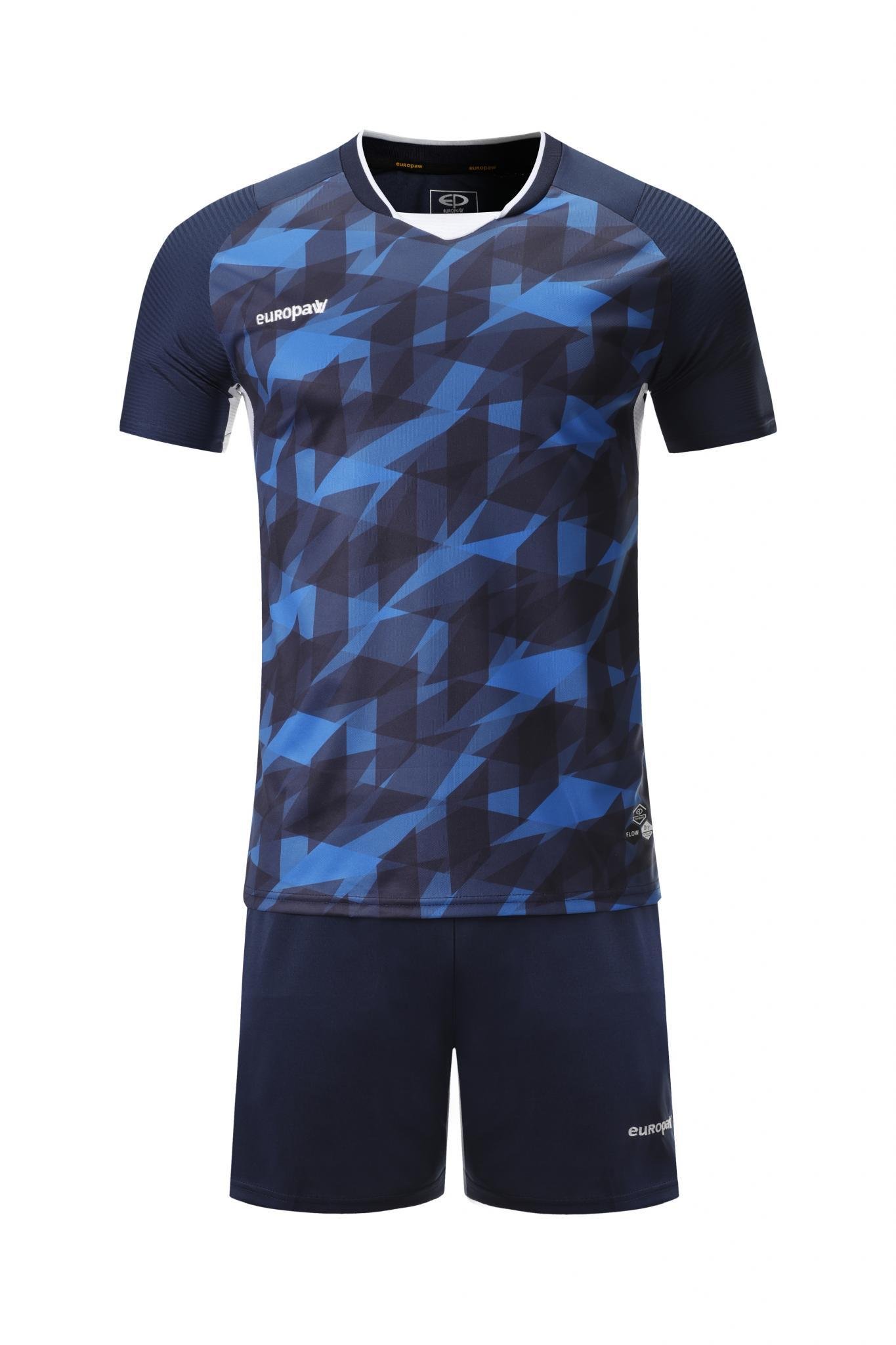 Футбольная форма Europaw 027 т.сине-синяя [XL] фото товару