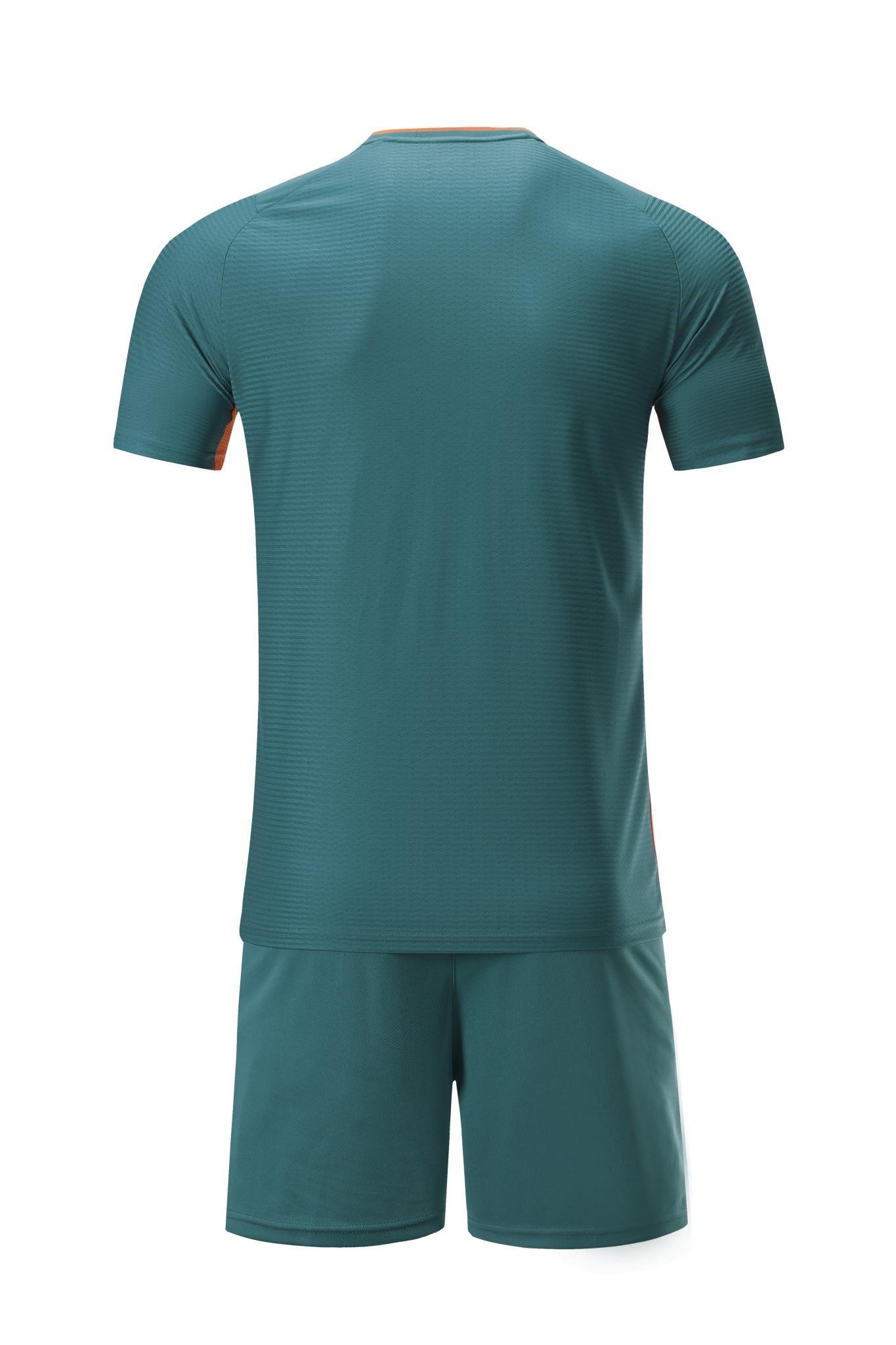 Футбольная форма Europaw 027 т.зелено-оранжевая [L] фото товару