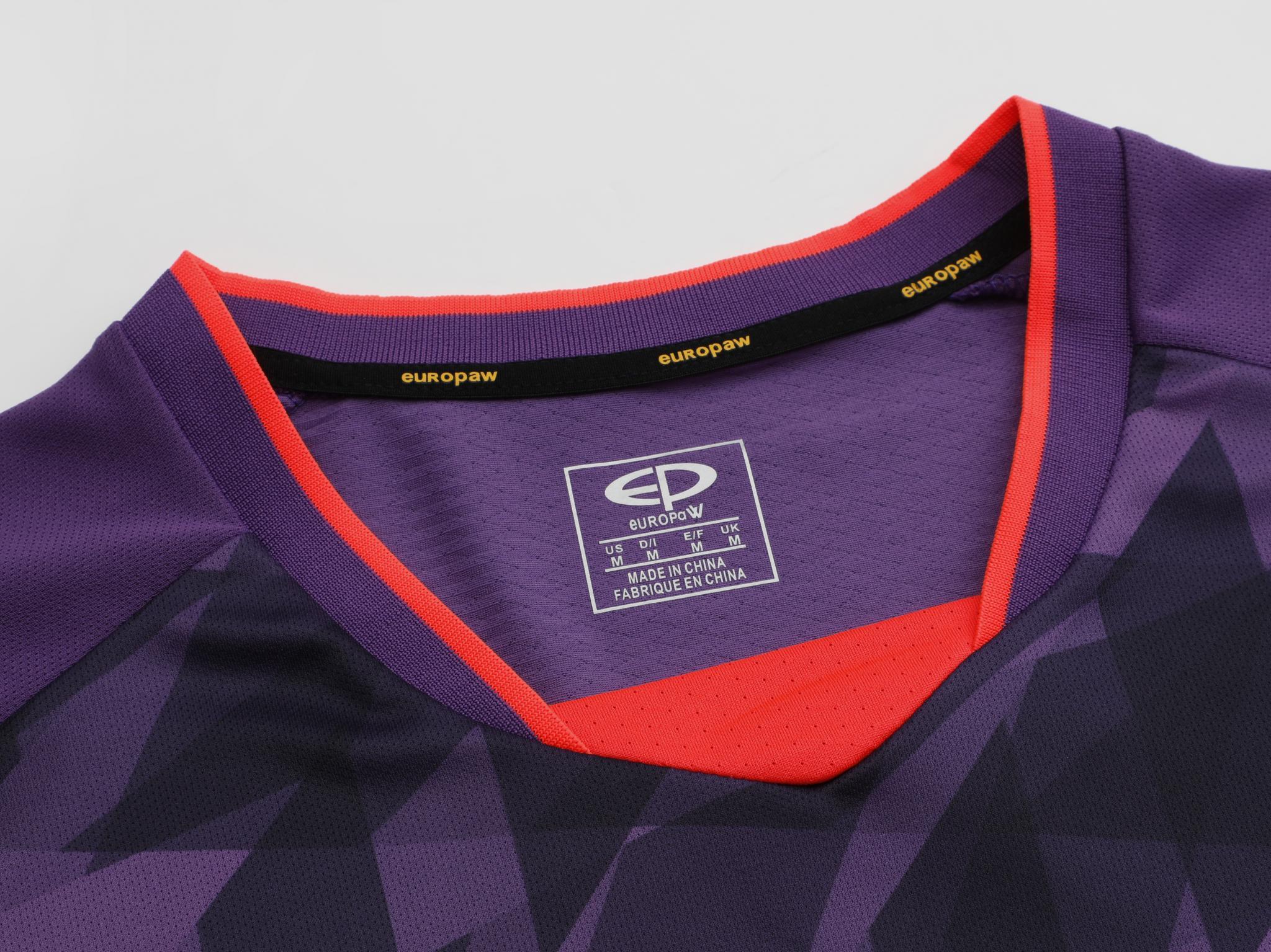 Футбольная форма Europaw 027 фиолетово-коралловая [L] фото товару