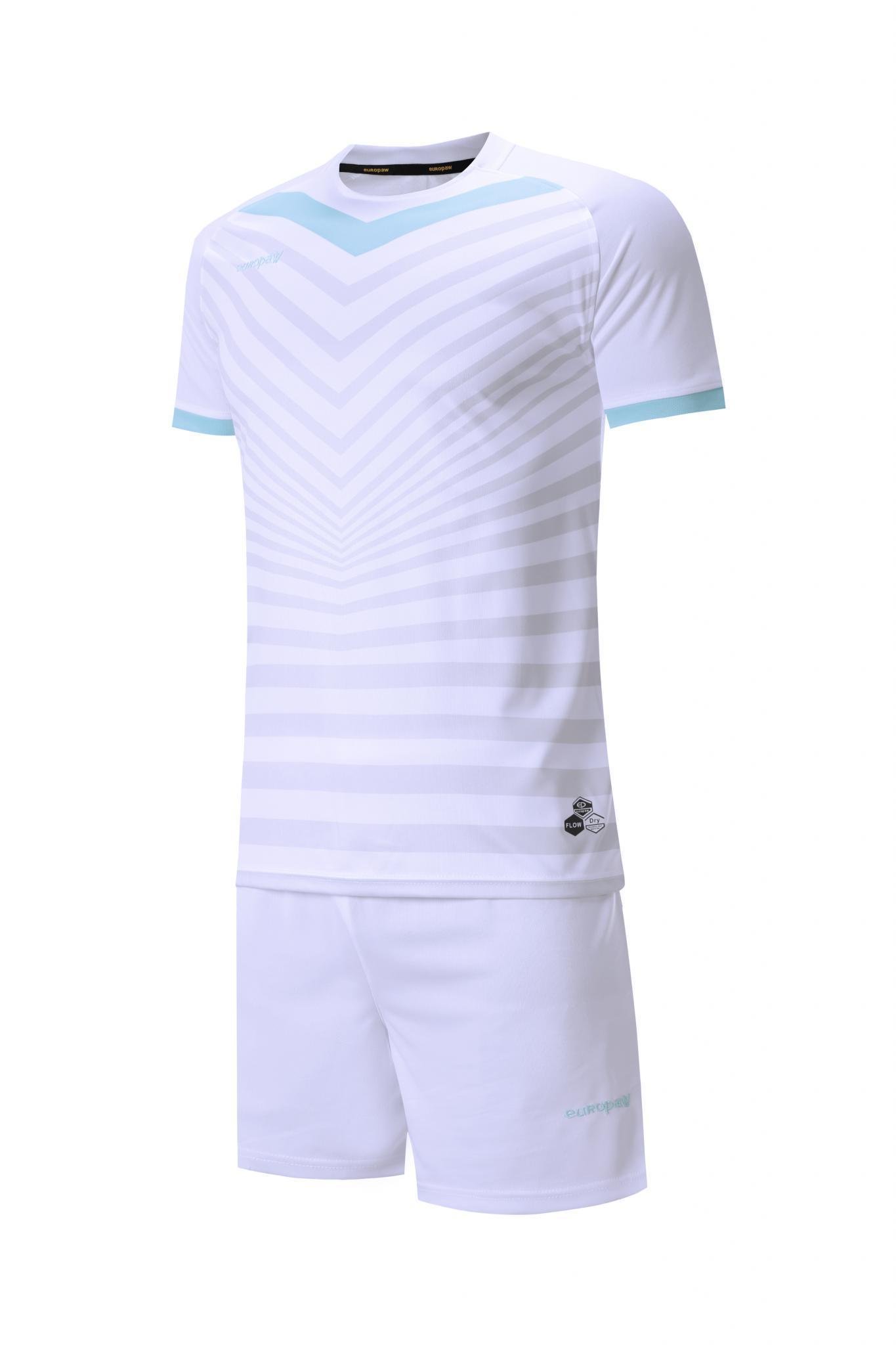 Футбольная форма детская (kid) Europaw 026 бело-голубая [XS] фото товару