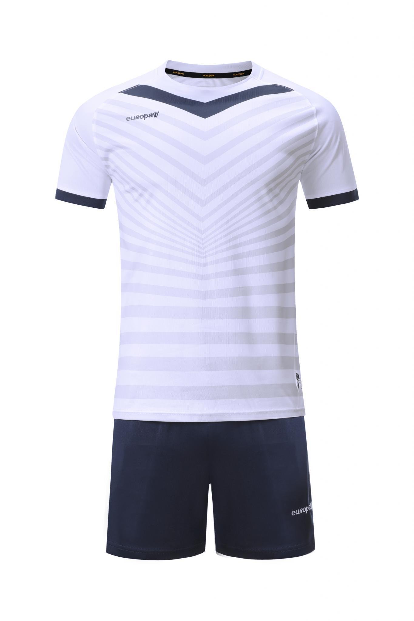 Футбольная форма детская (kid) Europaw 026 бело-т.синяя [XS] фото товара