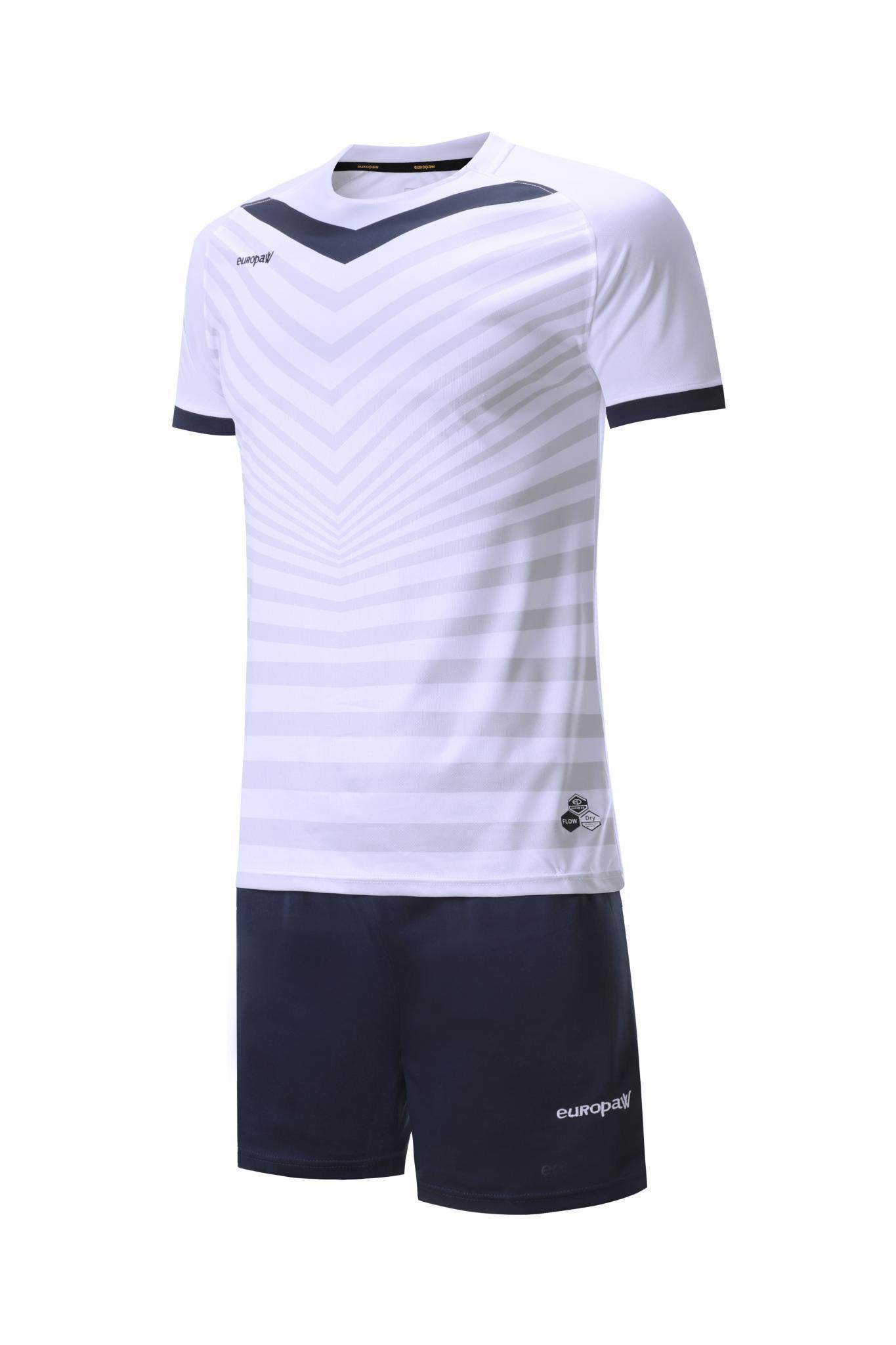 Футбольная форма детская (kid) Europaw 026 бело-т.синяя [XS] фото товара