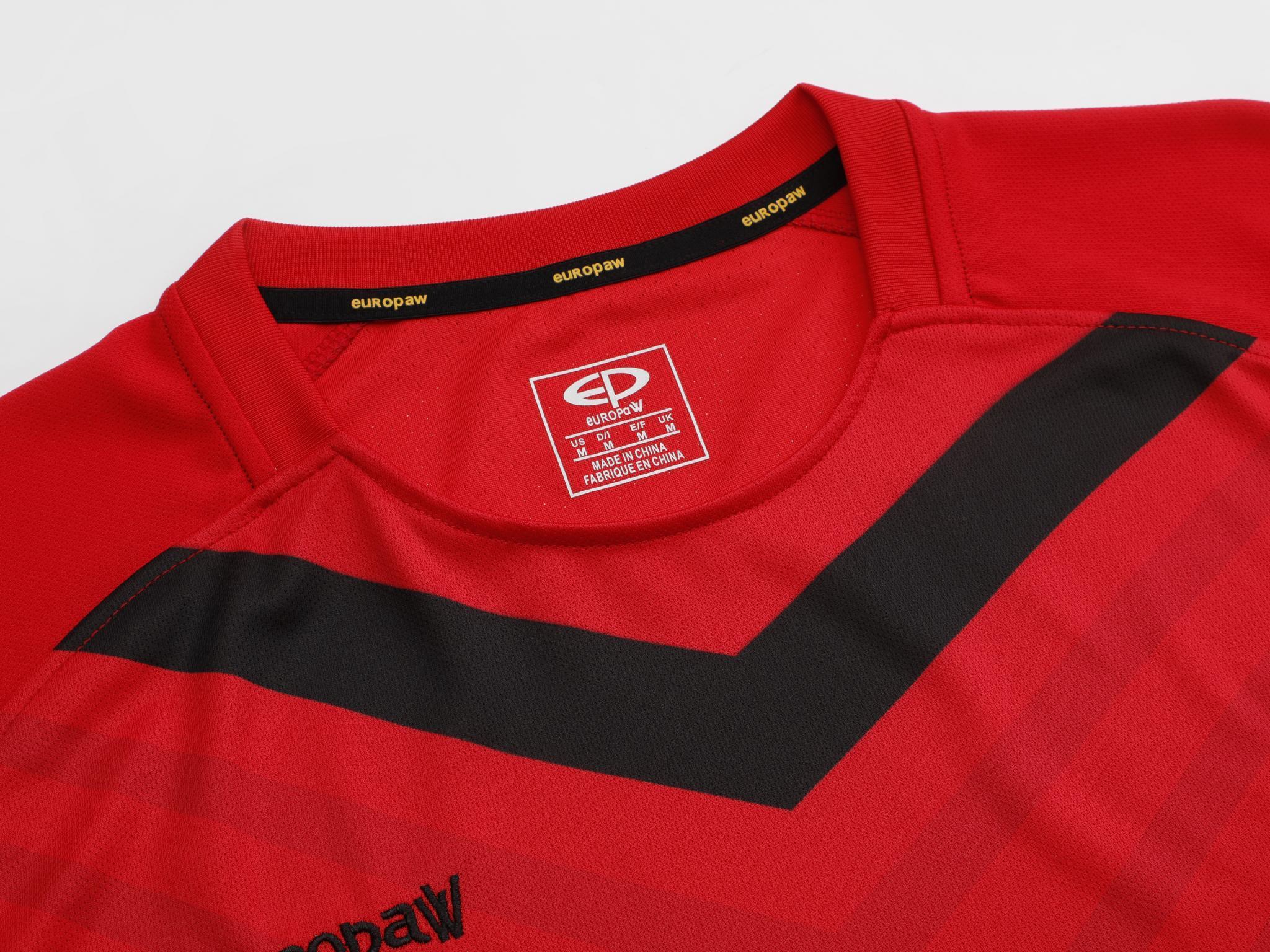 Футбольная форма детская (kid) Europaw 026 красно-черная [XS] фото товару