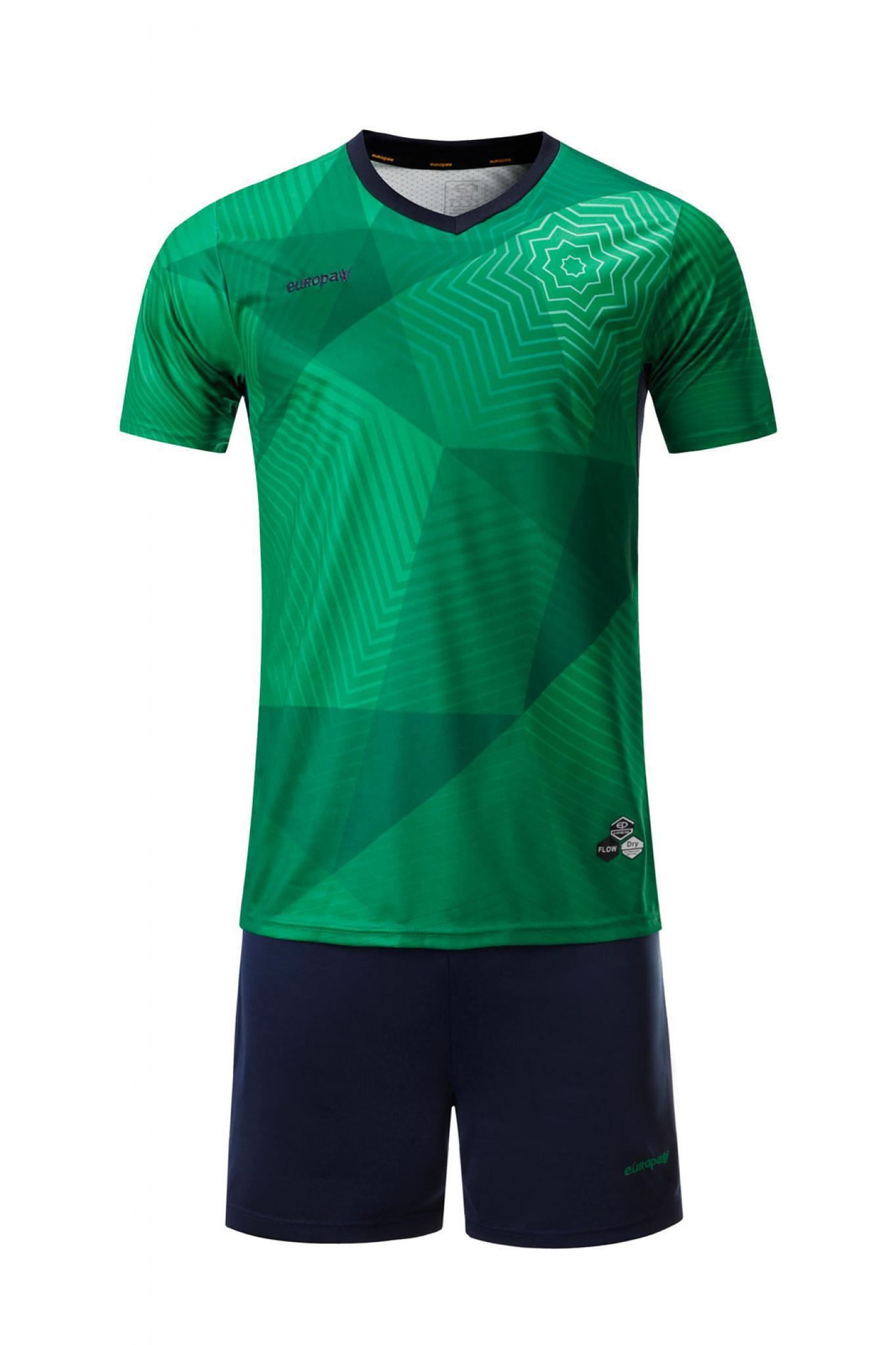 Футбольная форма Europaw 025 зелено-т.синяя [M] фото товара