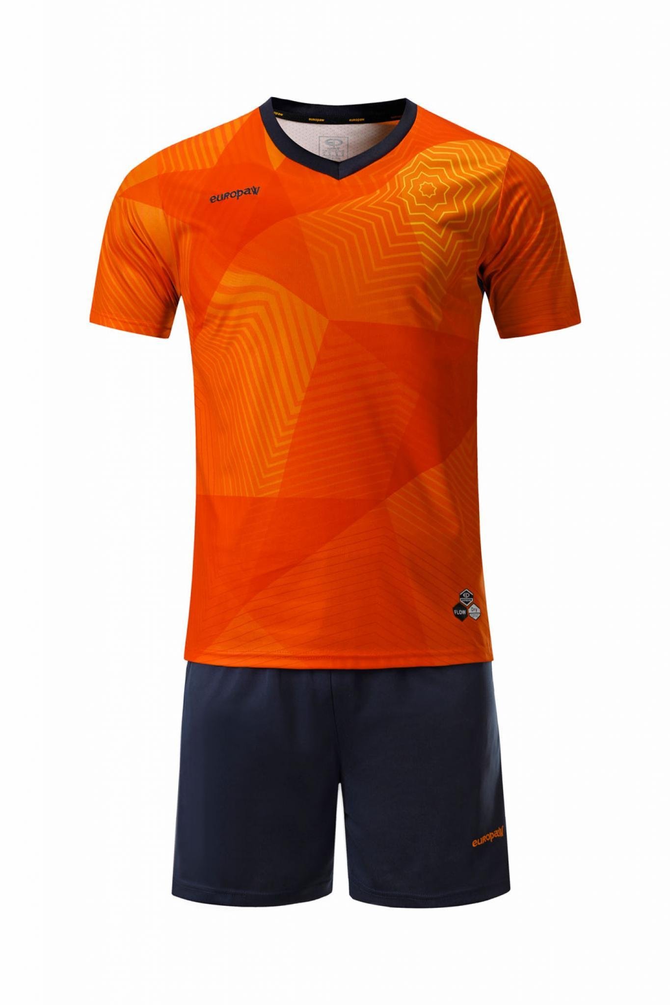 Футбольная форма Europaw 025 оранжево-т.синяя [M] фото товара