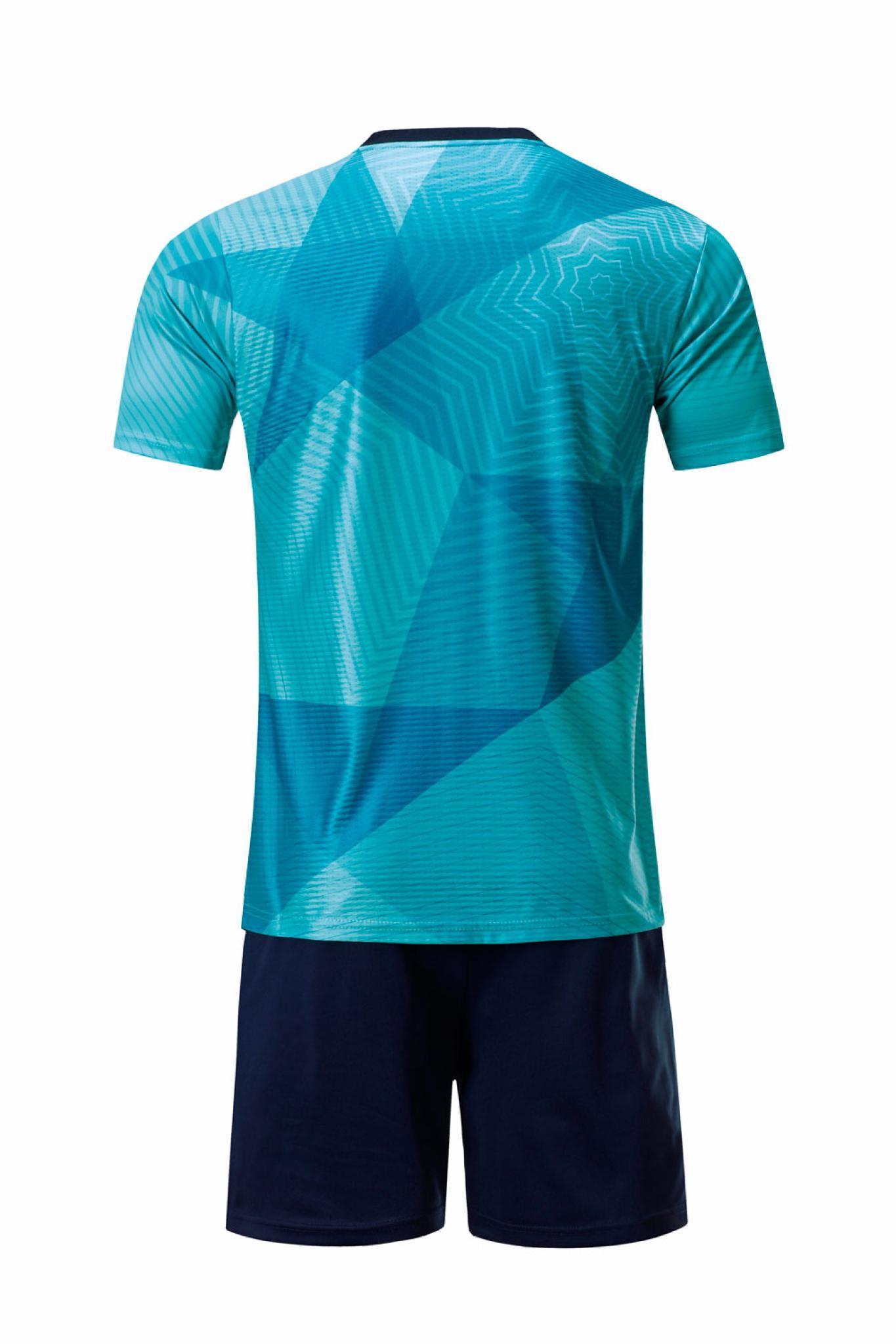 Футбольная форма Europaw 025 бирюзово-т.синяя [XL] фото товару