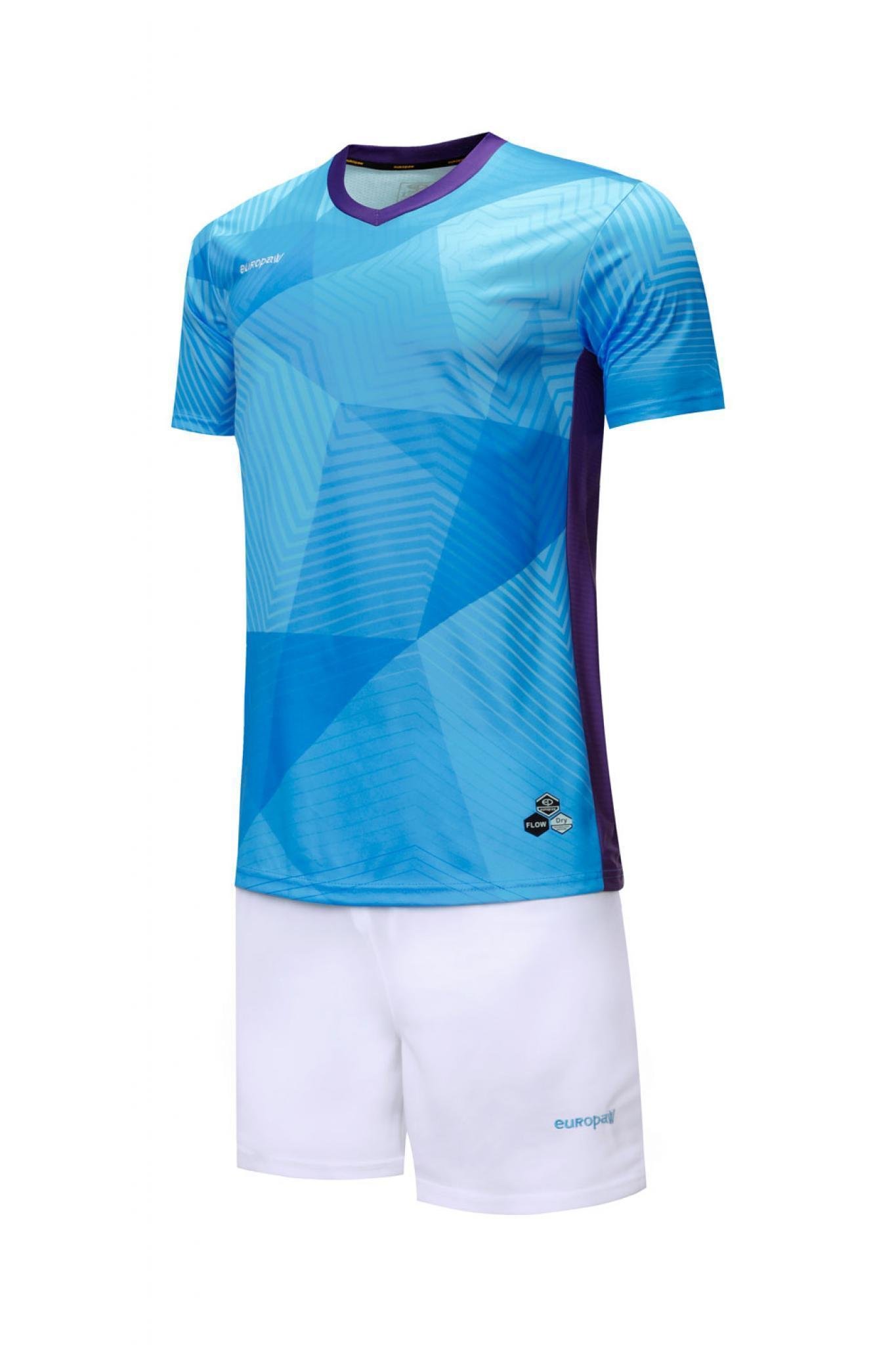 Футбольная форма Europaw 025 голубо-белая [M] фото товара