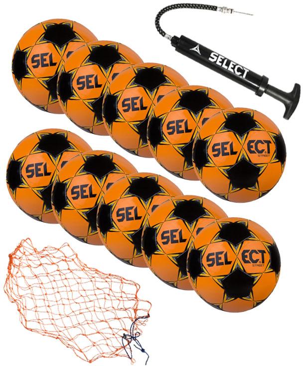 Набор футбольных мячей Select Street  №5 (помаран/чорн 048) фото товара