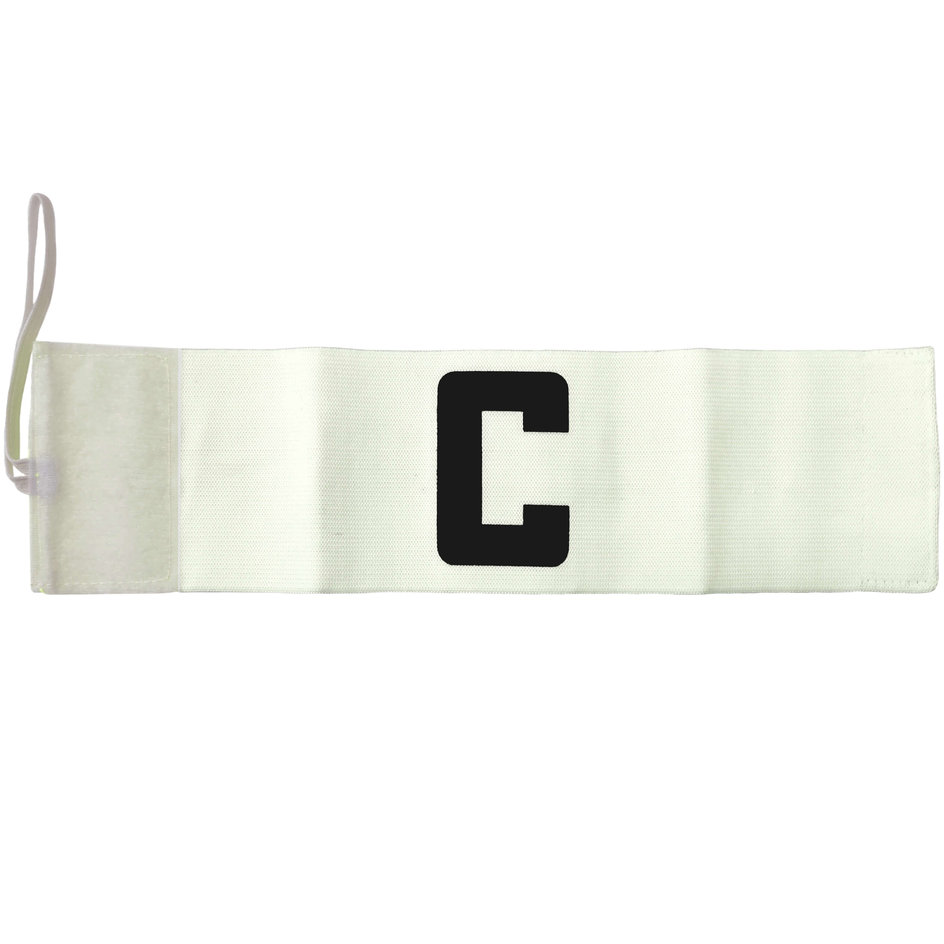 Капітанська повязка на липучці SWIFT Capitans Band, біла, Junior фото товару