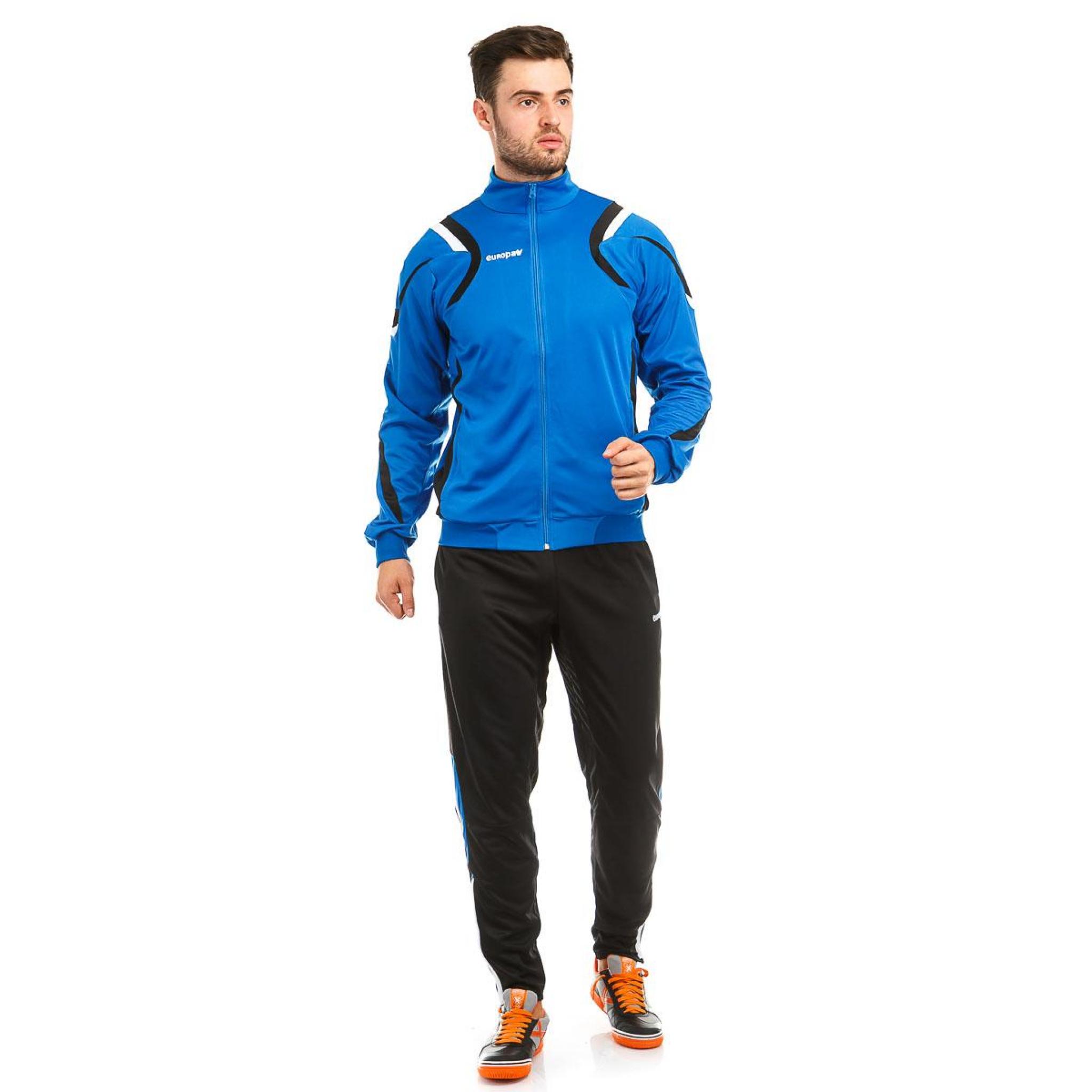 Костюм тренувальний Europaw SEL синьо-чорний [S] фото товару