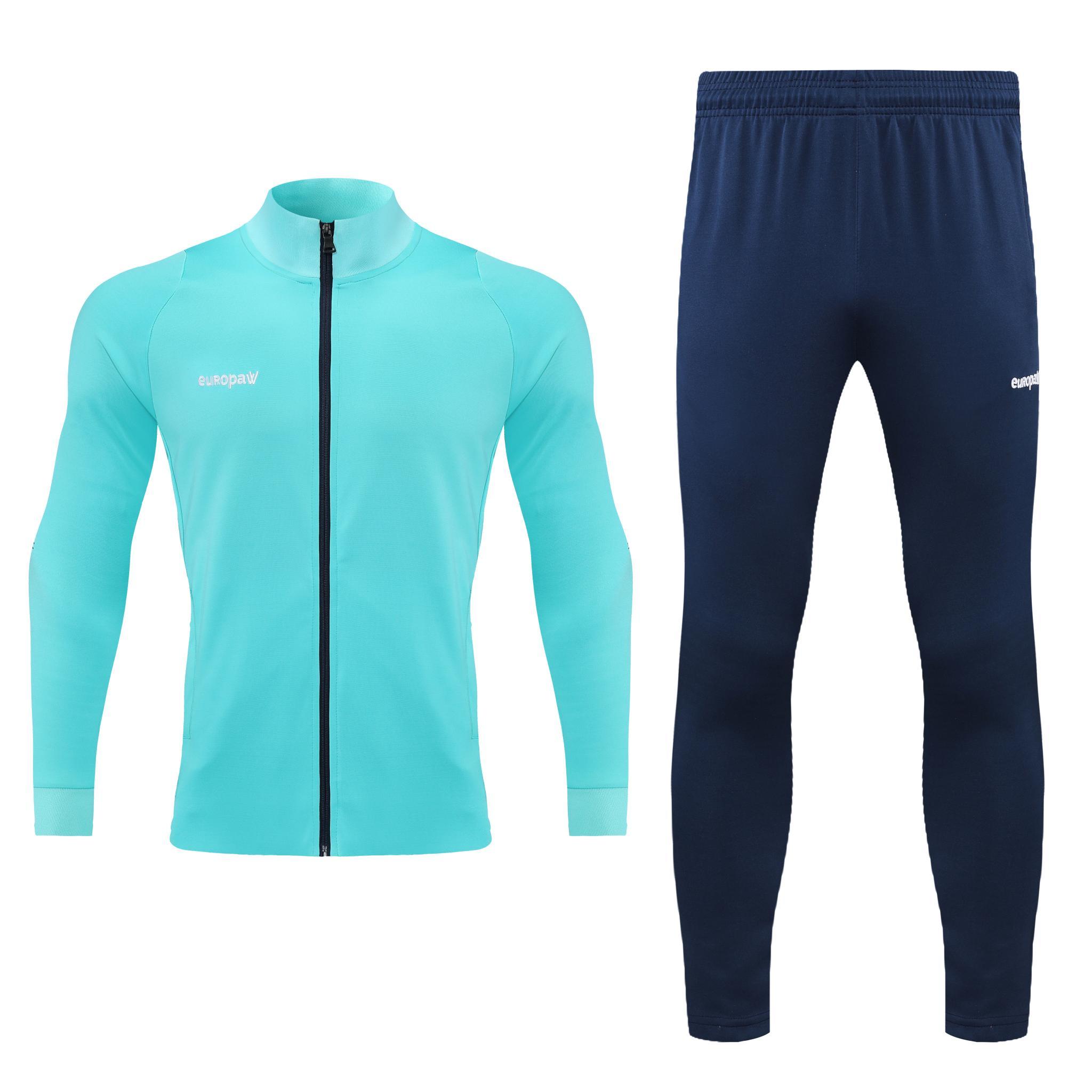 Спортивний костюм Europaw Limber Up 2101 Long zipper бирюзово-темно-синій [M] фото товару