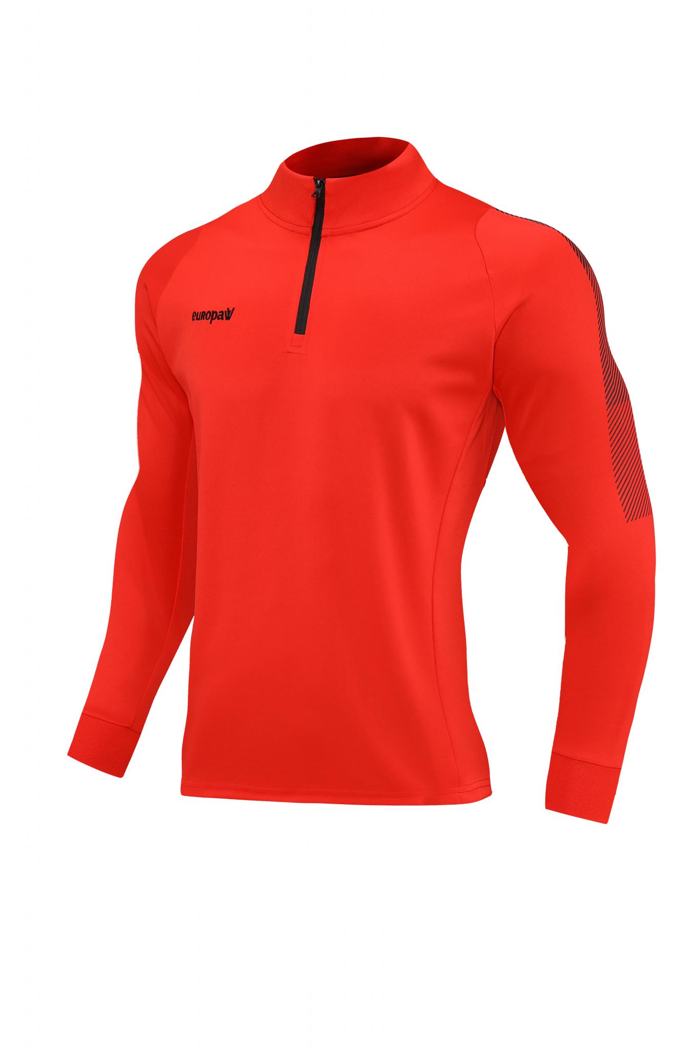 Спортивний костюм для дітей Europaw Limber Up Kid 2101 Short zipper чорно-червоний [4XS] фото товару