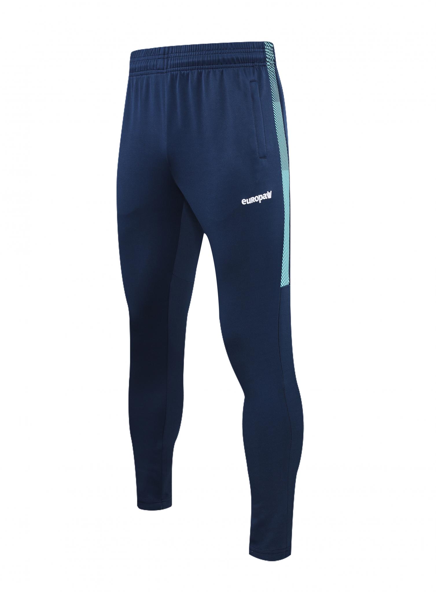 Спортивний костюм для дітей Europaw Limber Up Kid 2101 Short zipper темно-синьо-блакитний [2XS] фото товару