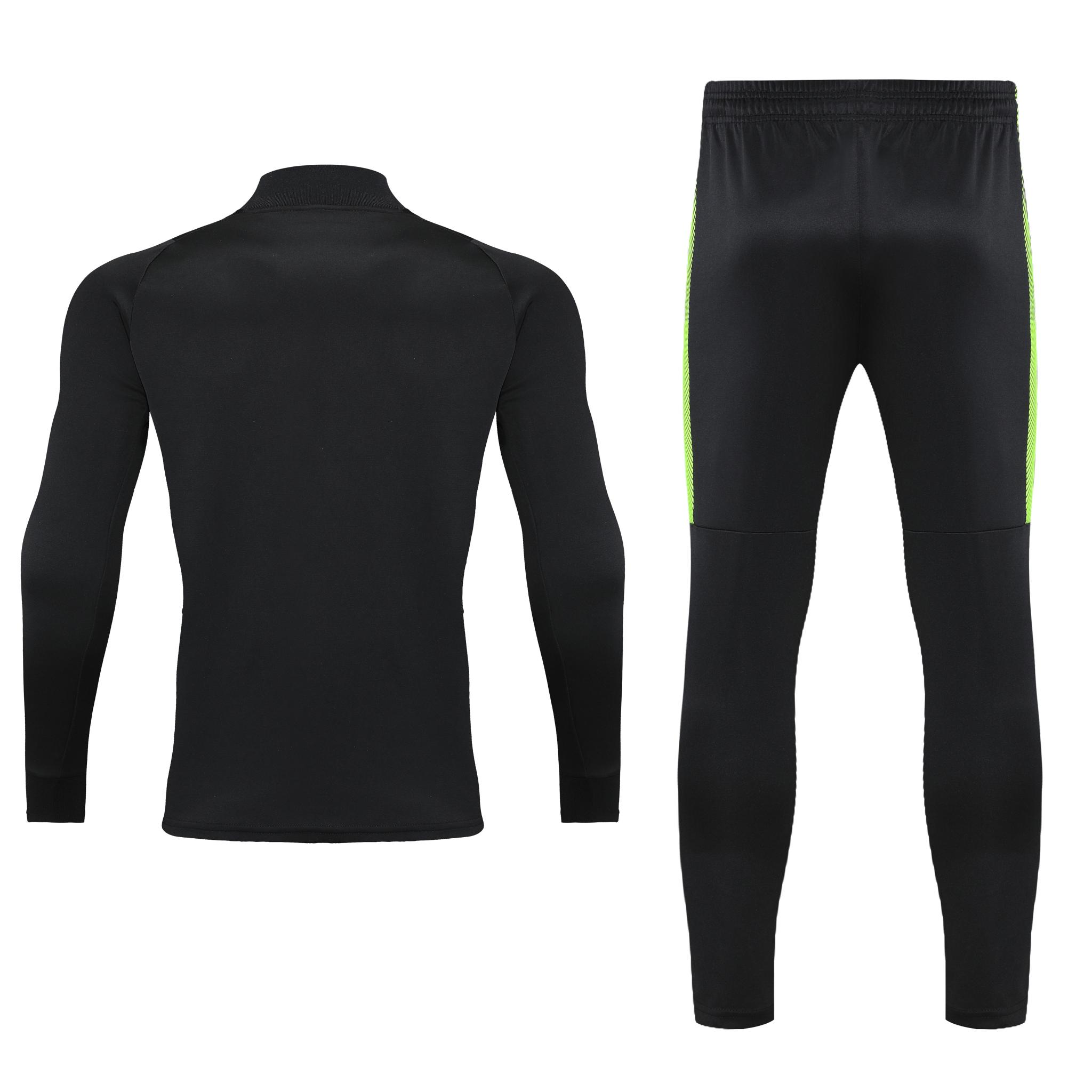 Спортивний костюм для дітей Europaw Limber Up Kid 2101 Long zipper чорно-салатовий [4XS] фото товару