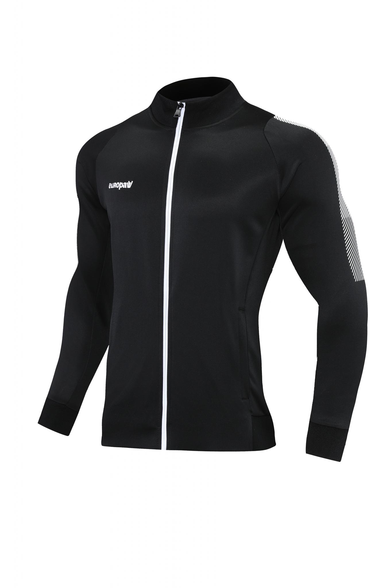 Спортивний костюм для дітей Europaw Limber Up Kid 2101 Long zipper чорно-білий [4XS] фото товару