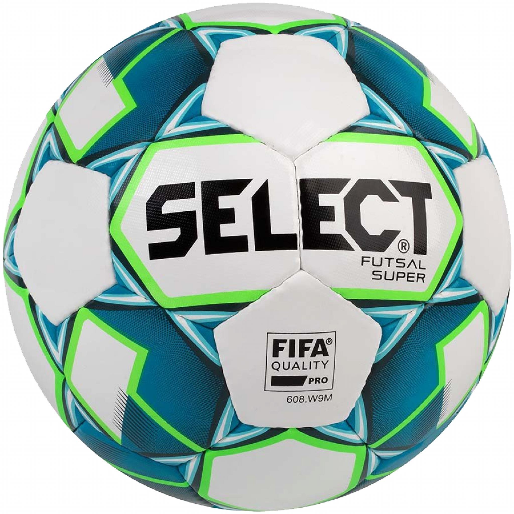 Мяч футзальний Select Futsal Super FIFA NEW бел / син / салат [№4] фото товару