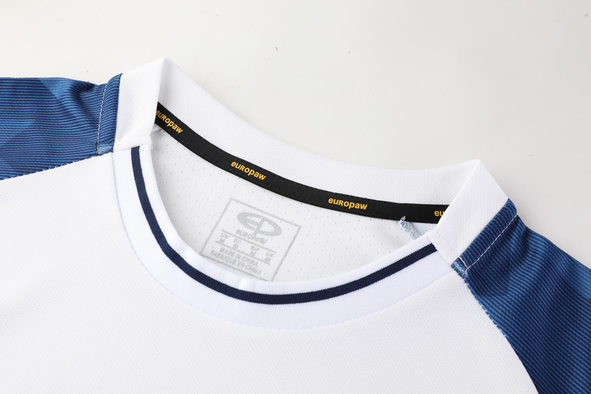 Футбольна форма Europaw 028 Classic light біло-темно-синя [M] фото товару