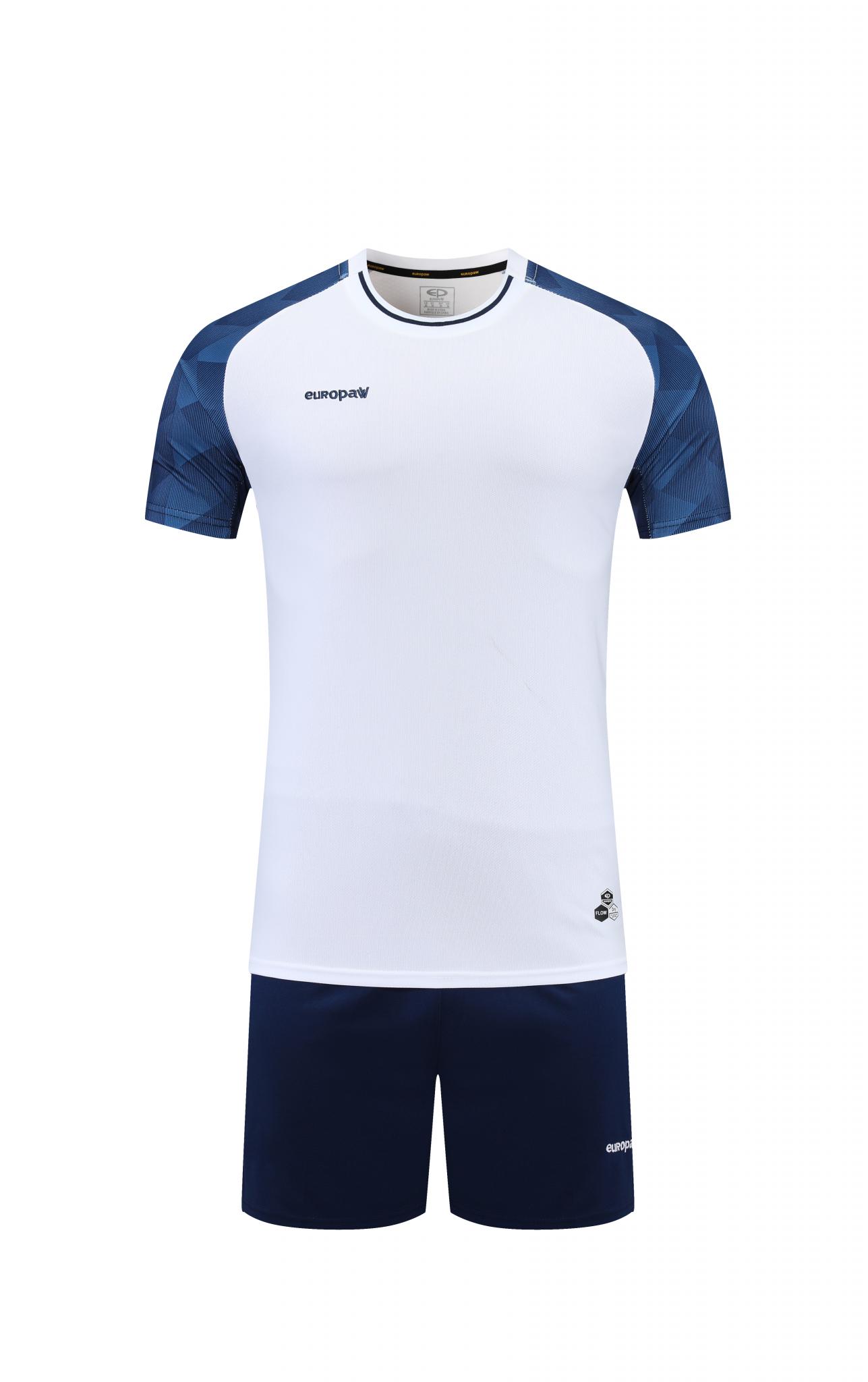 Футбольная форма Europaw 028 Classic light бело-темно-синяя [L] фото товара