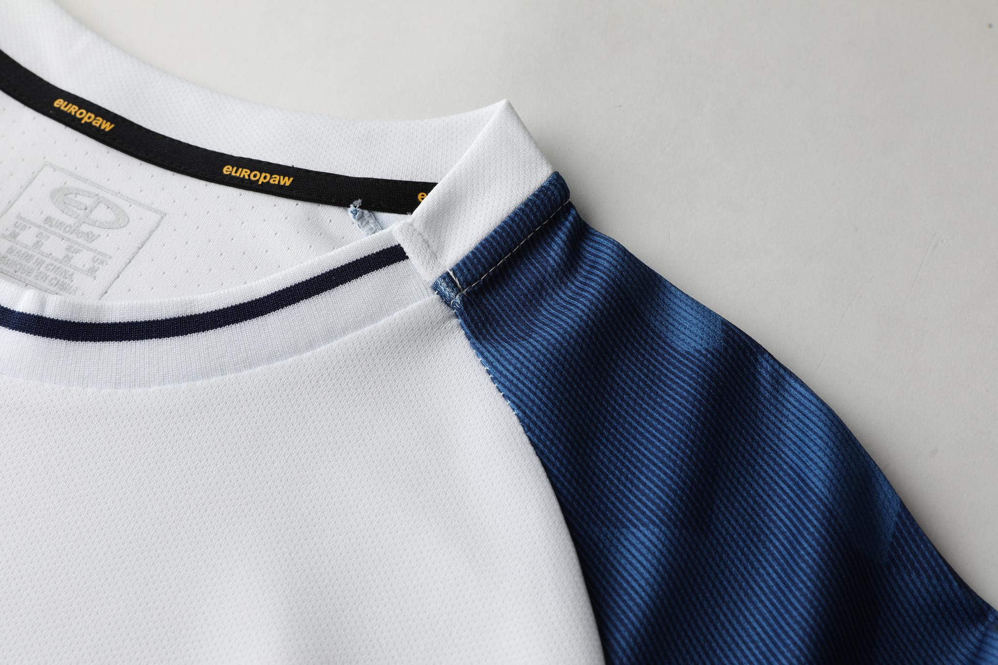 Футбольная форма Europaw 028 Classic light бело-темно-синяя [L] фото товара