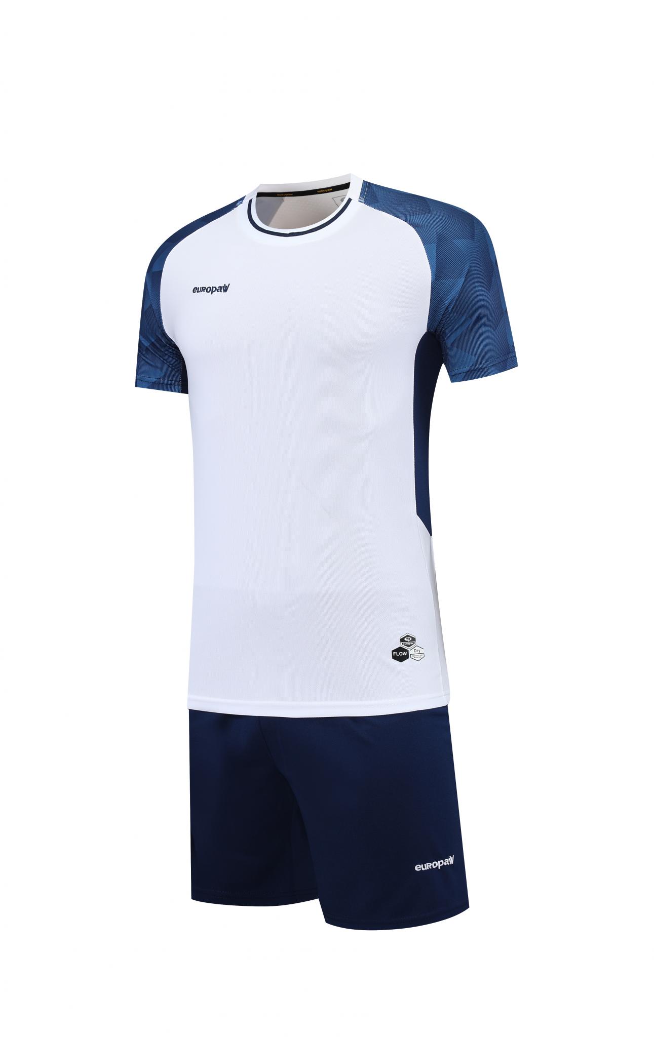 Футбольна форма Europaw 028 Classic light біло-темно-синя [XL] фото товару