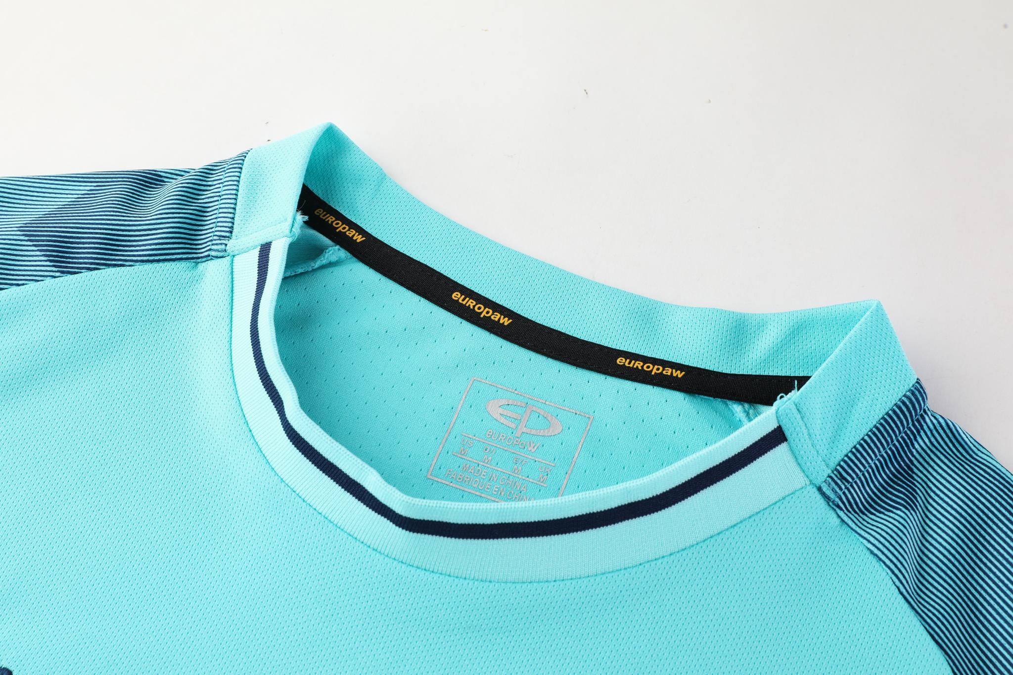 Футбольная форма Europaw 028 Classic light бирюзово-темно-синяя [M] фото товара