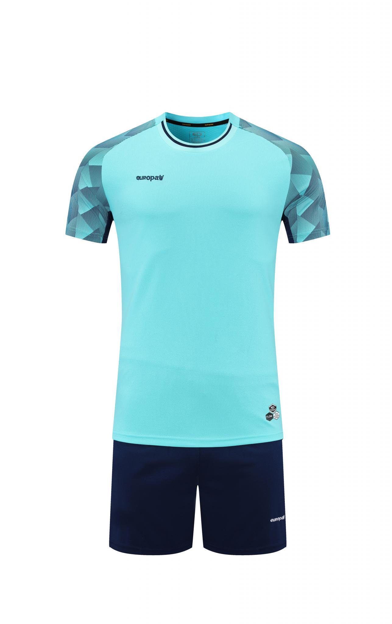 Футбольна форма Europaw 028 Classic light бирюзово-темно-синя [L] фото товару