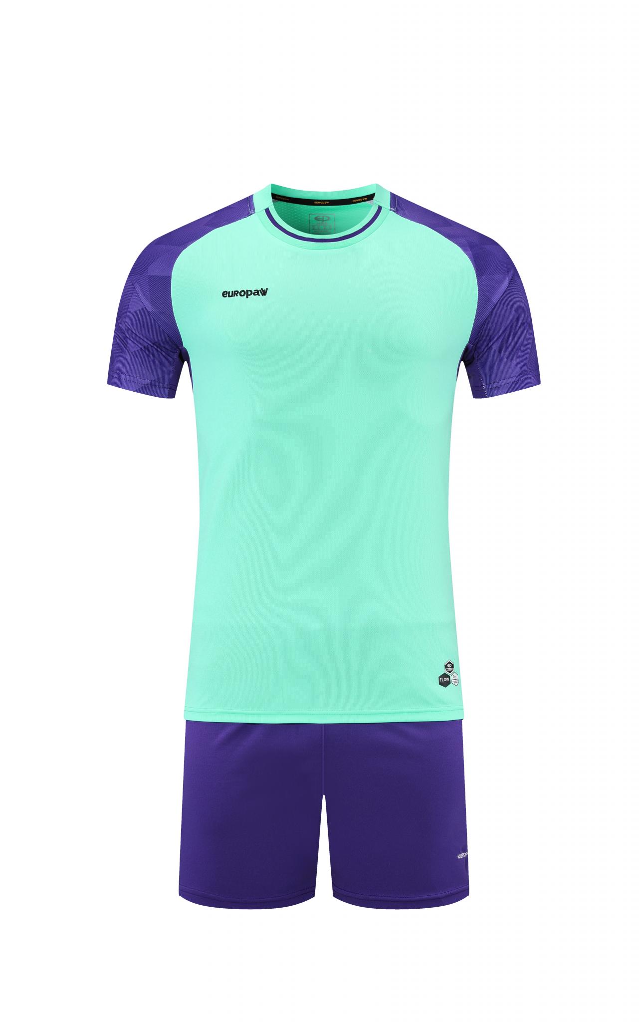 Футбольна форма Europaw 028 Classic light яскраво-бірюзово-фіолетова [XL] фото товару
